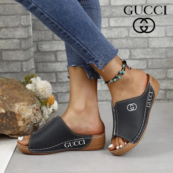 ᏀՍCCCII – Sandali di Lusso per Donna con Logo Iconico