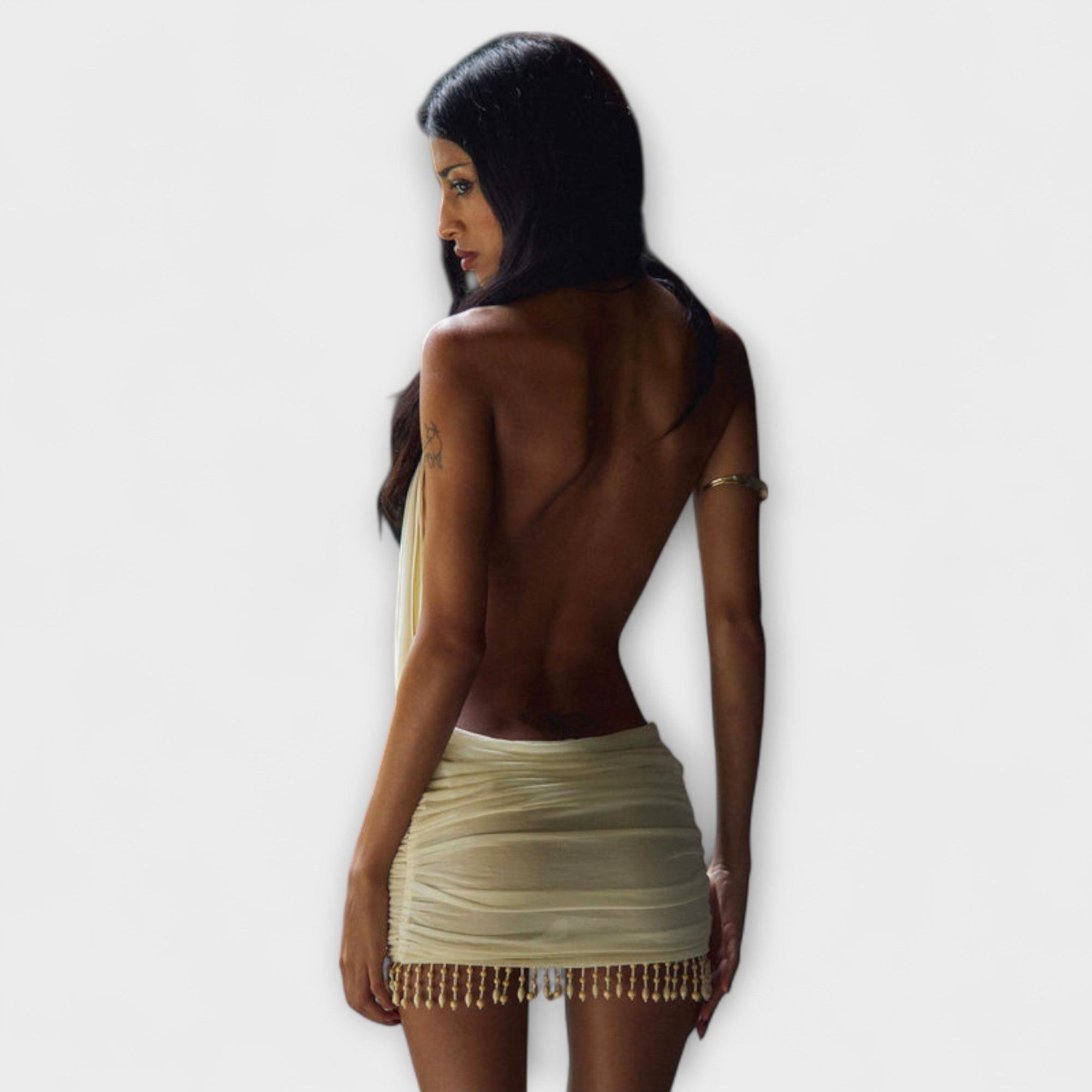 Kylie - Minidress in morbido tessuto