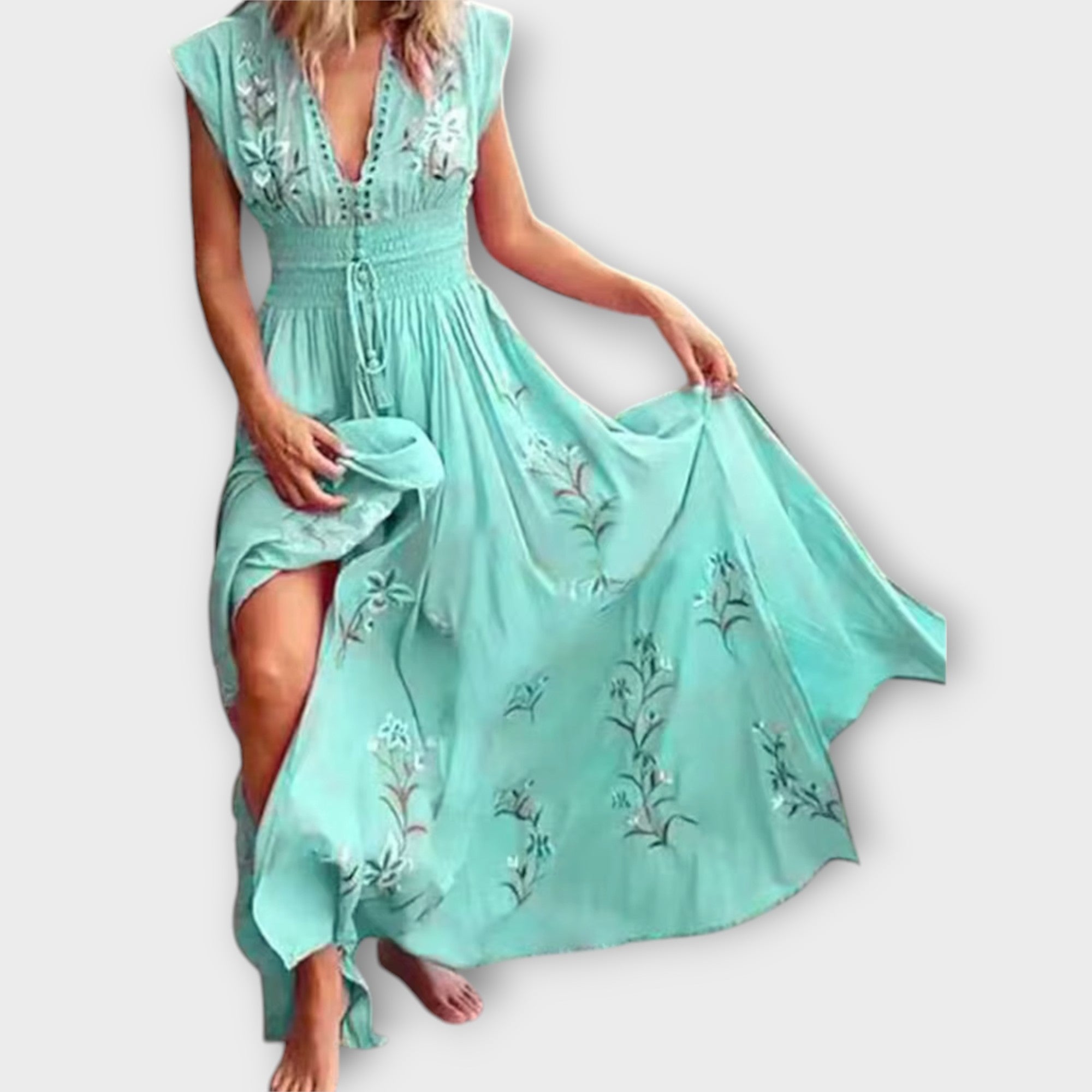 Felizia – Abito Boho con incantevoli ricami