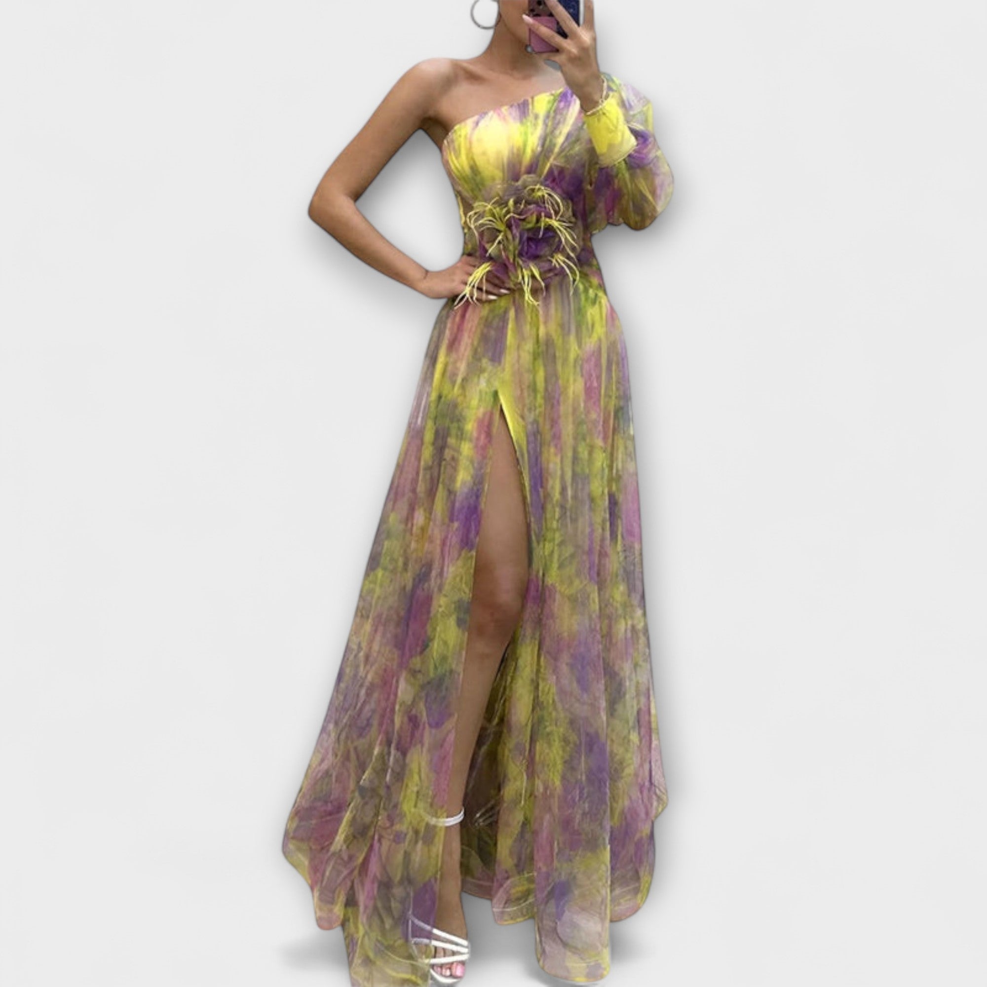 Minna – Abito Maxy Amelie Asimmetrico