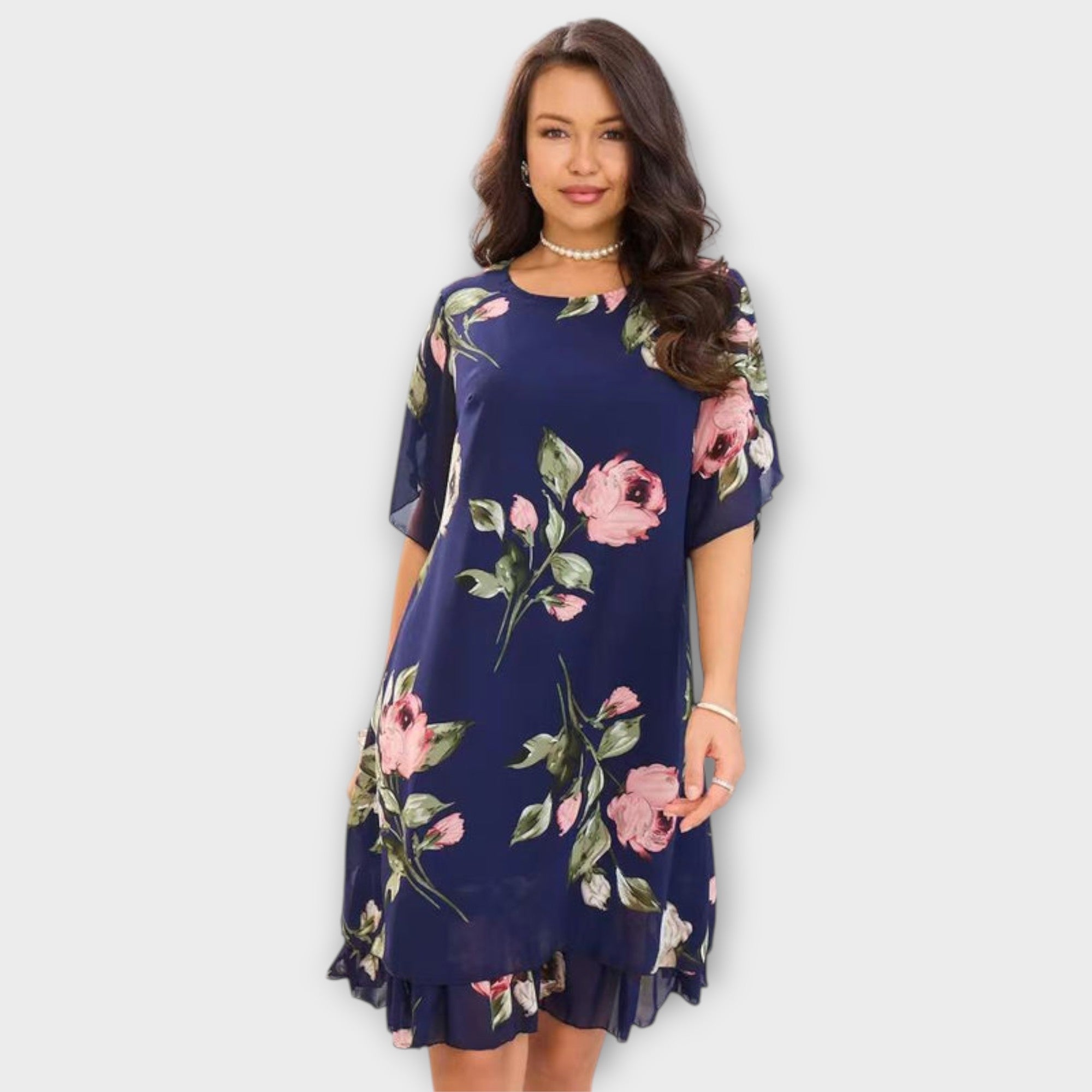 Melin - Elegante Abito in Chiffon