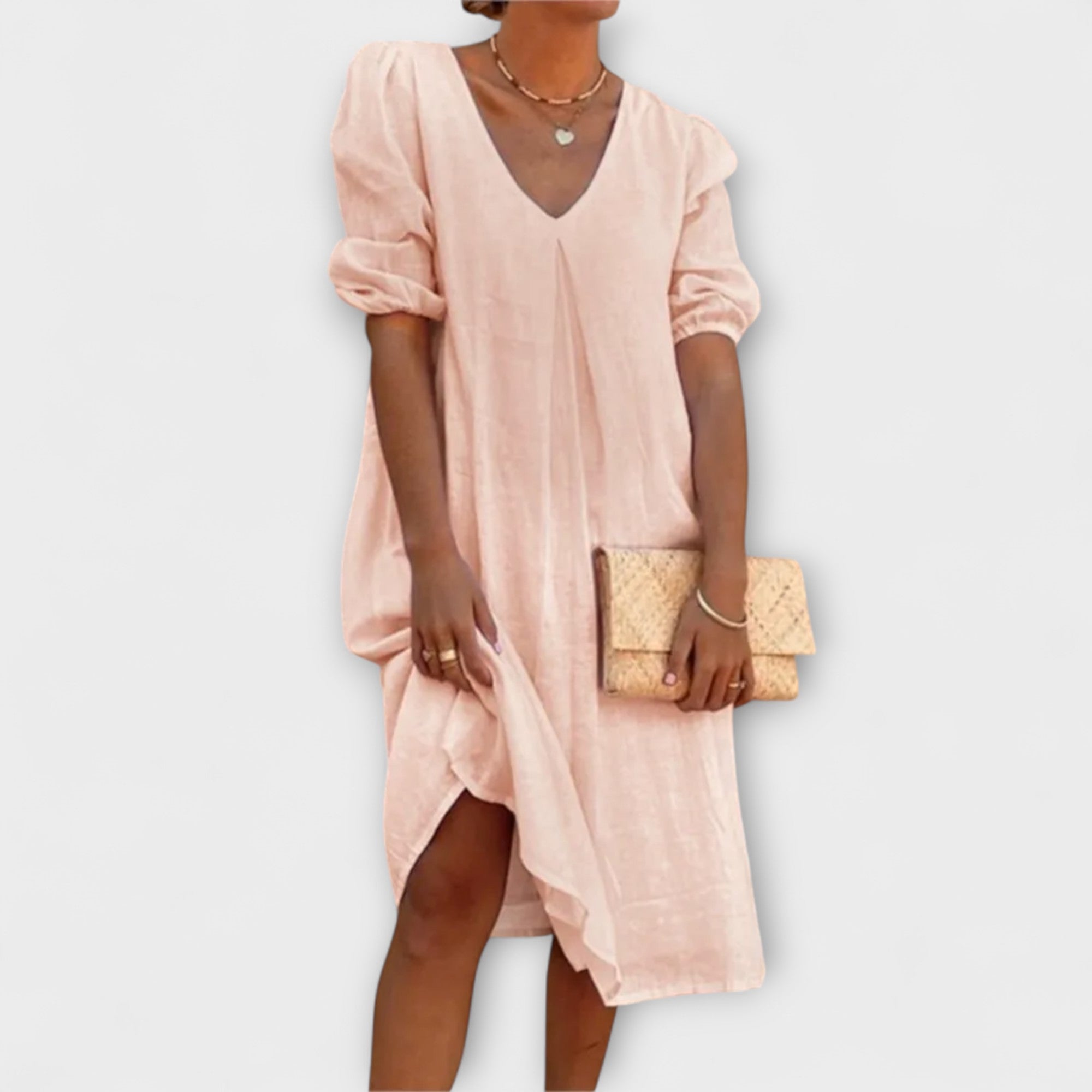 Fanny - Elegante vestito estivo con dettagli all'uncinetto