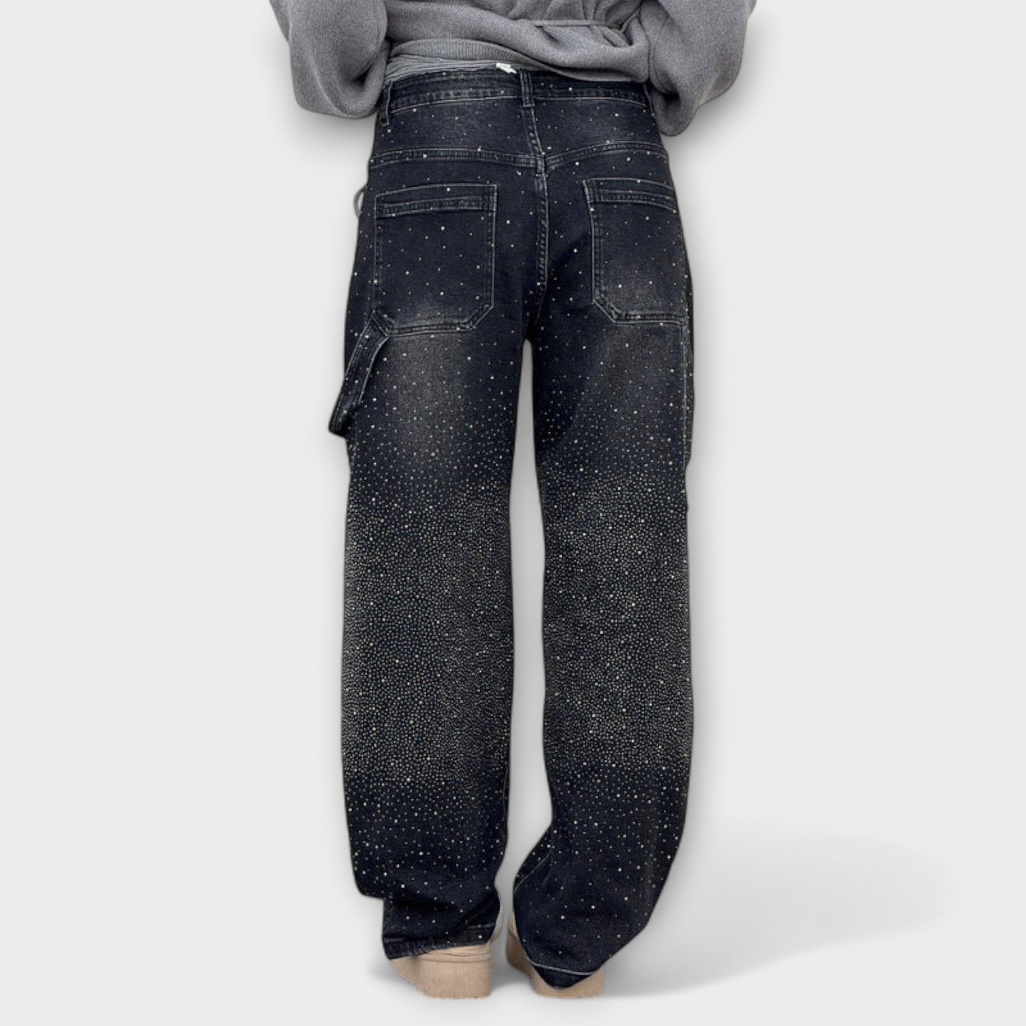 Fable - Jeans in Denim Shine Stile Balloon Carpenter