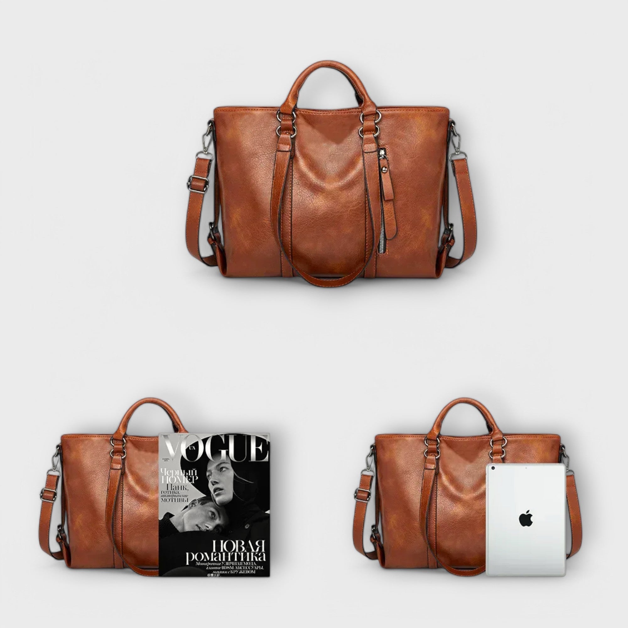 Aurellia. - Grande borsa in pelle
