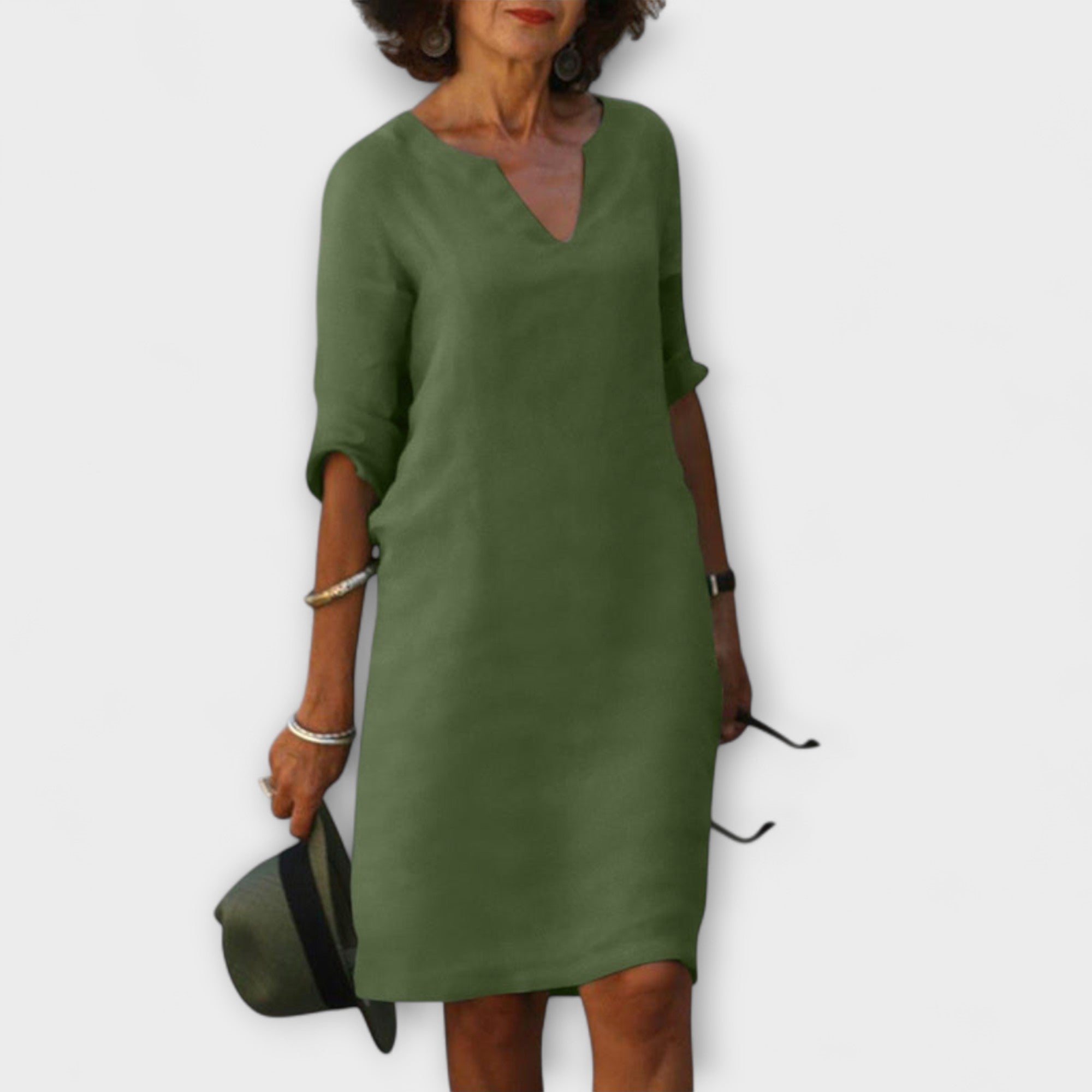 Ellyse - Abito estivo elegante con scollo a V