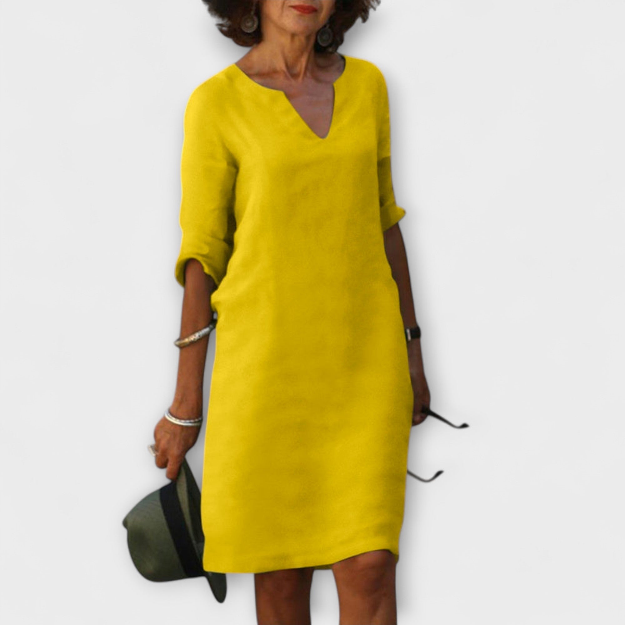 Ellyse - Abito estivo elegante con scollo a V