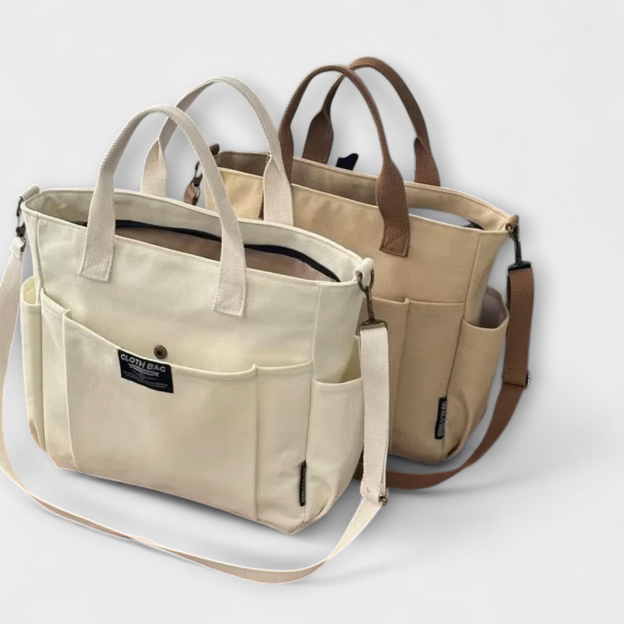 Borsa a Tracolla in Canvas Minimalista