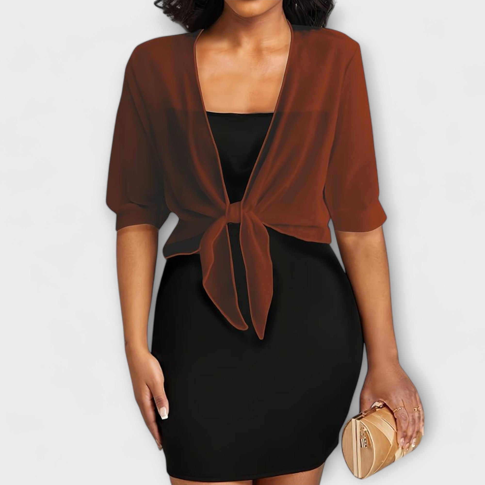 Olivia - Blusa con apertura frontale