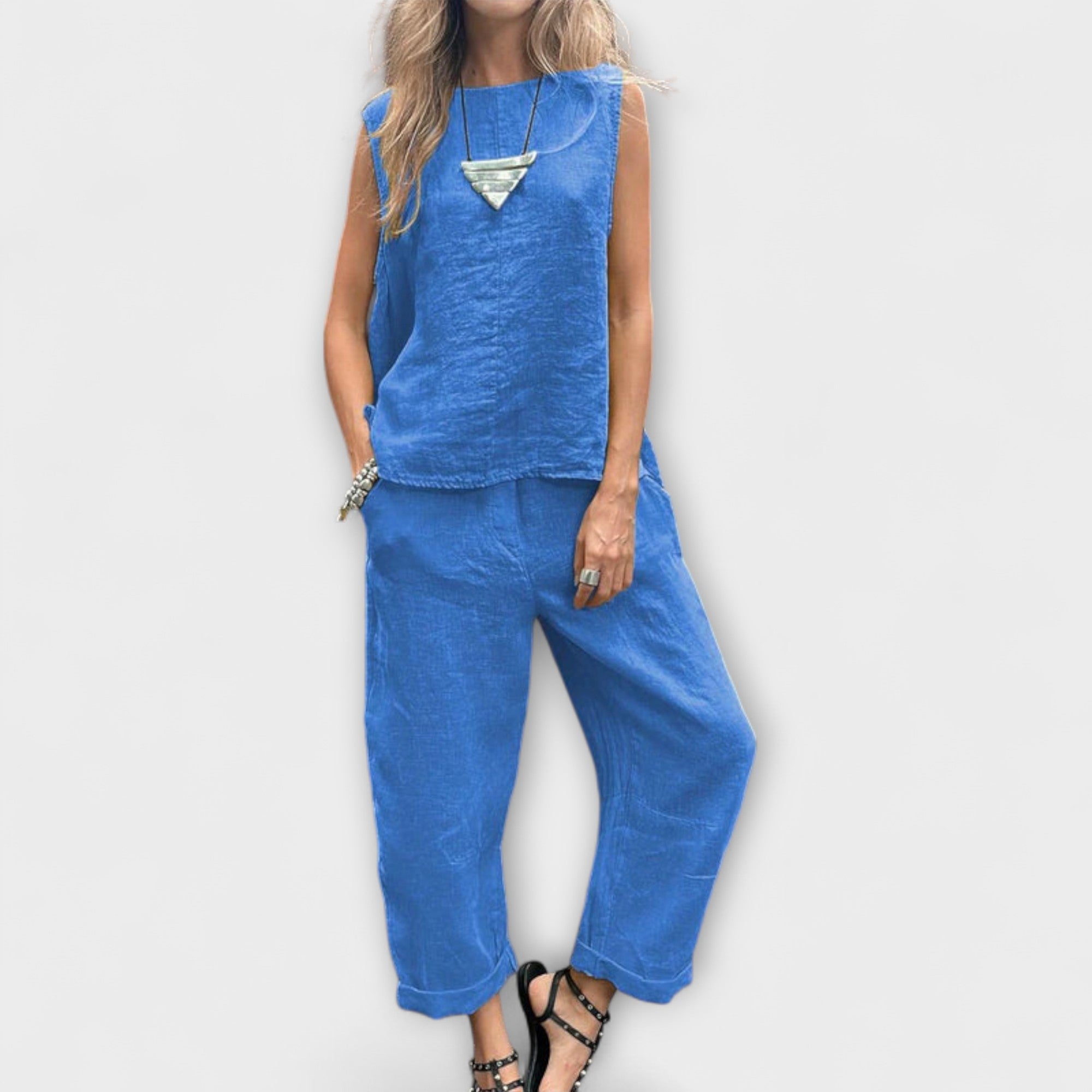 Jennifer - Outfit in Cotone e Lino Relax
