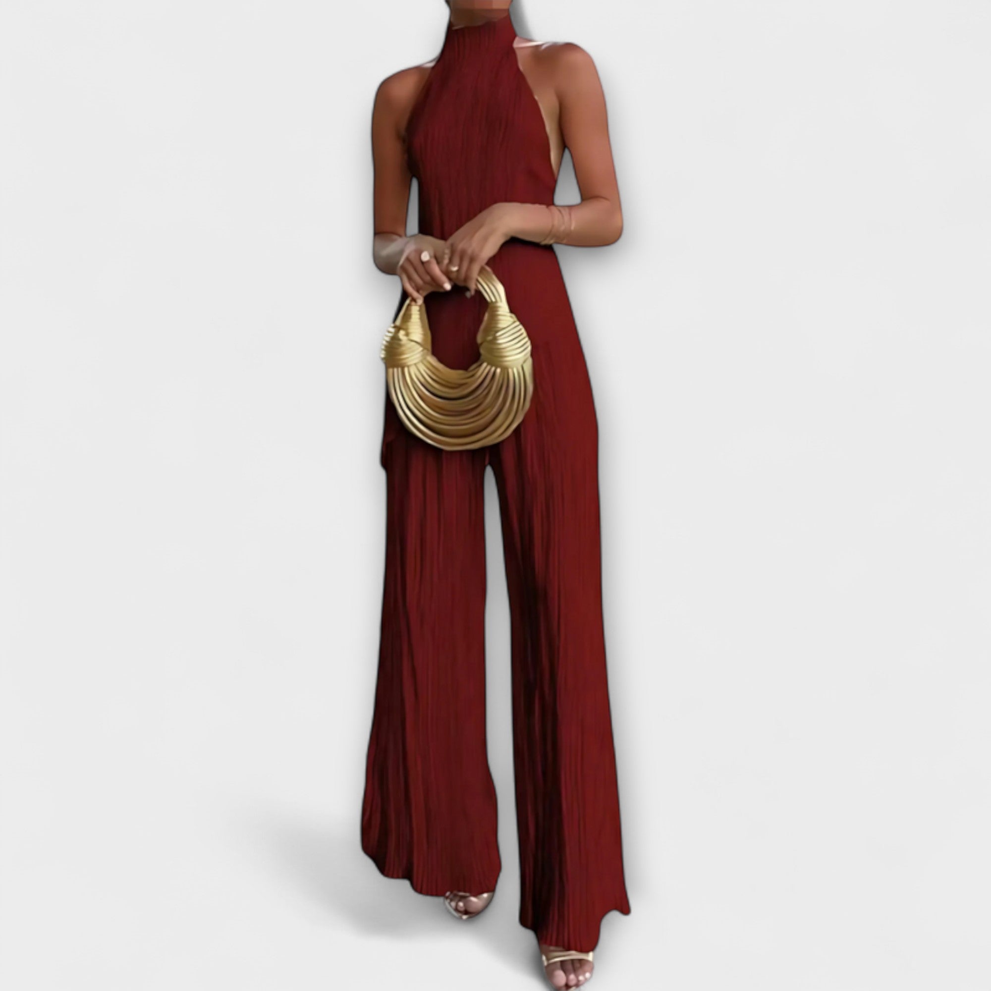 Pilarica - Elegante set plissettato asimmetrico