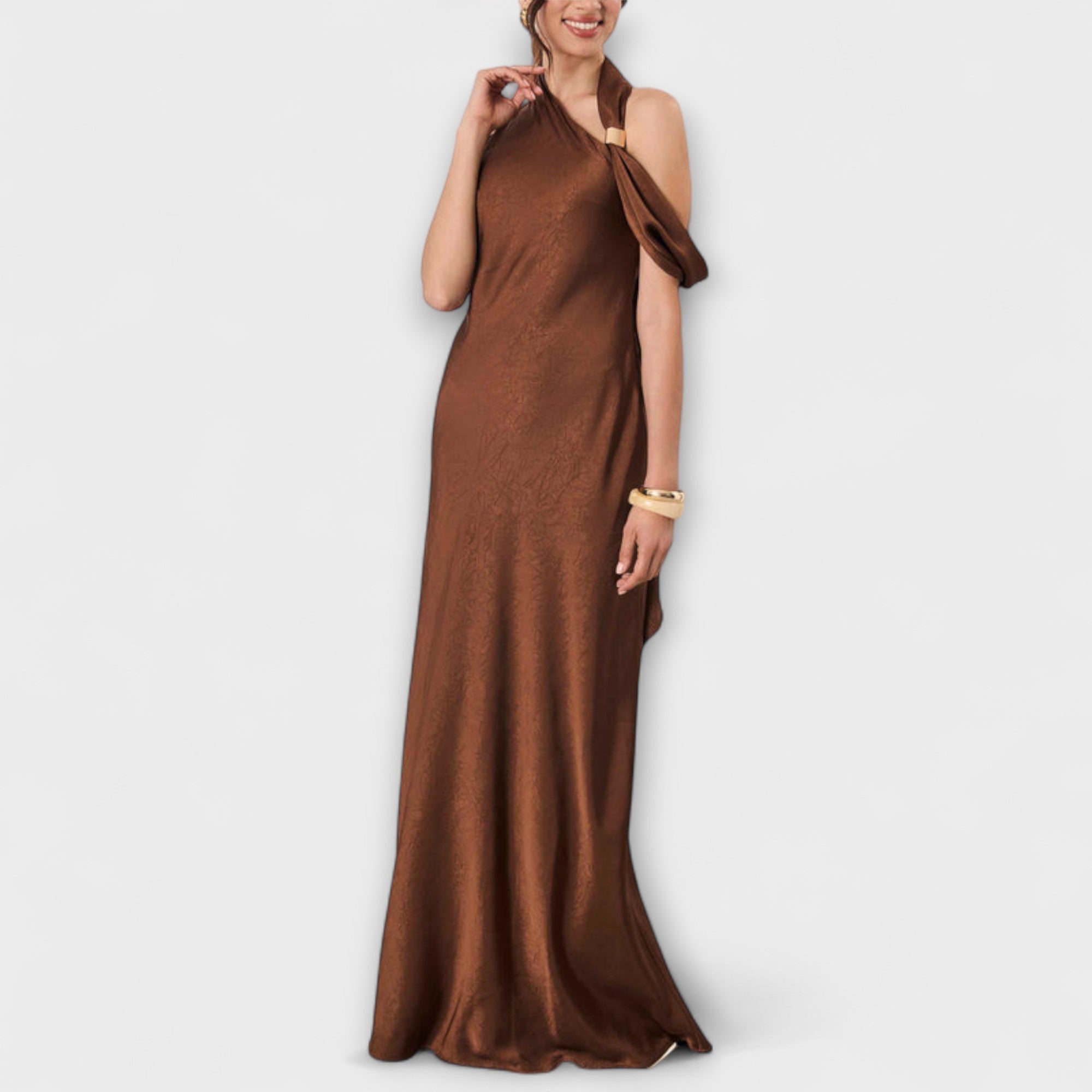 Azura - Elegante Maxidress in Satin