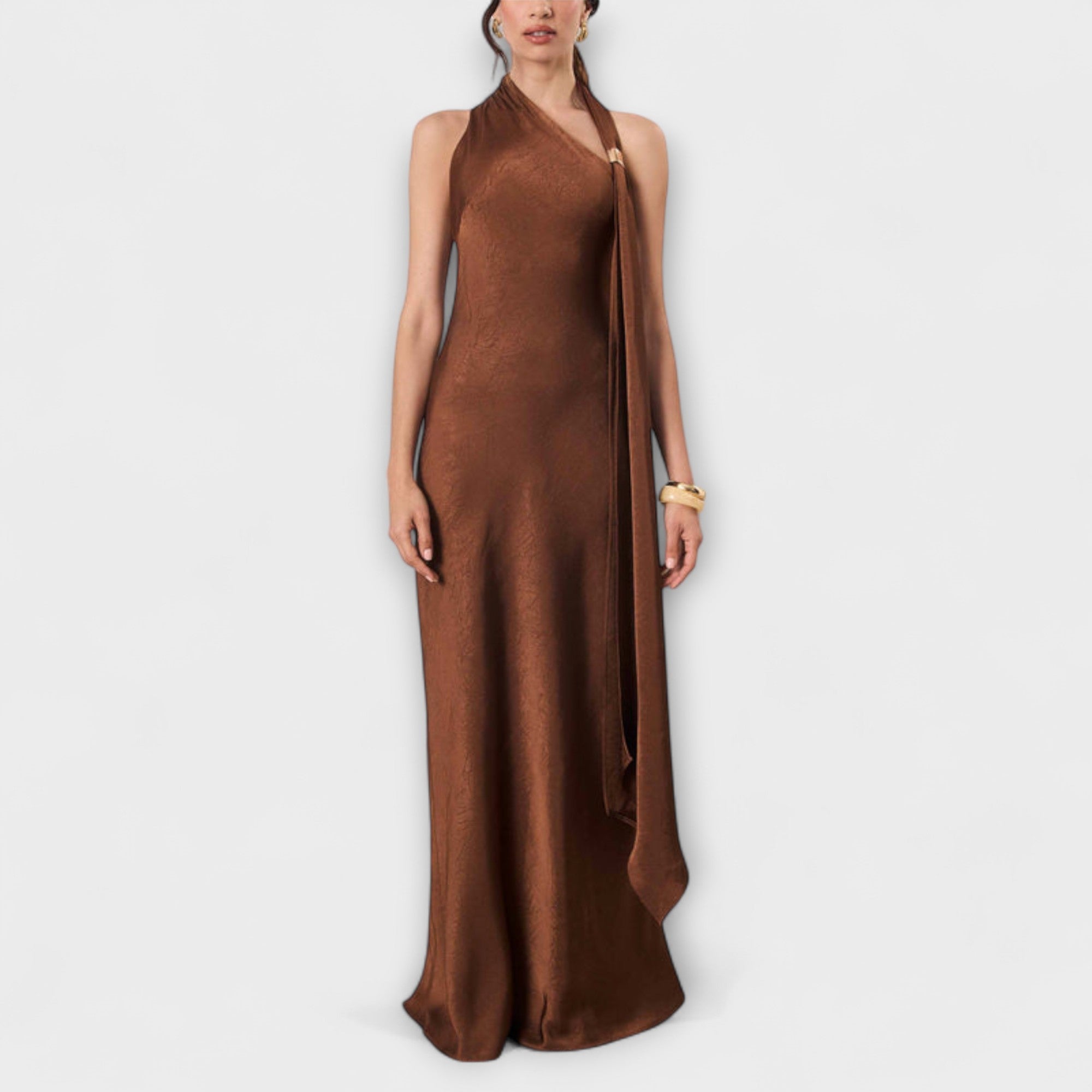 Azura - Elegante Maxidress in Satin