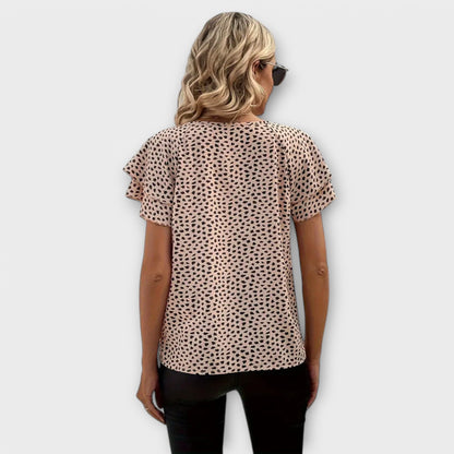 Emily - Blusa stampata all-over