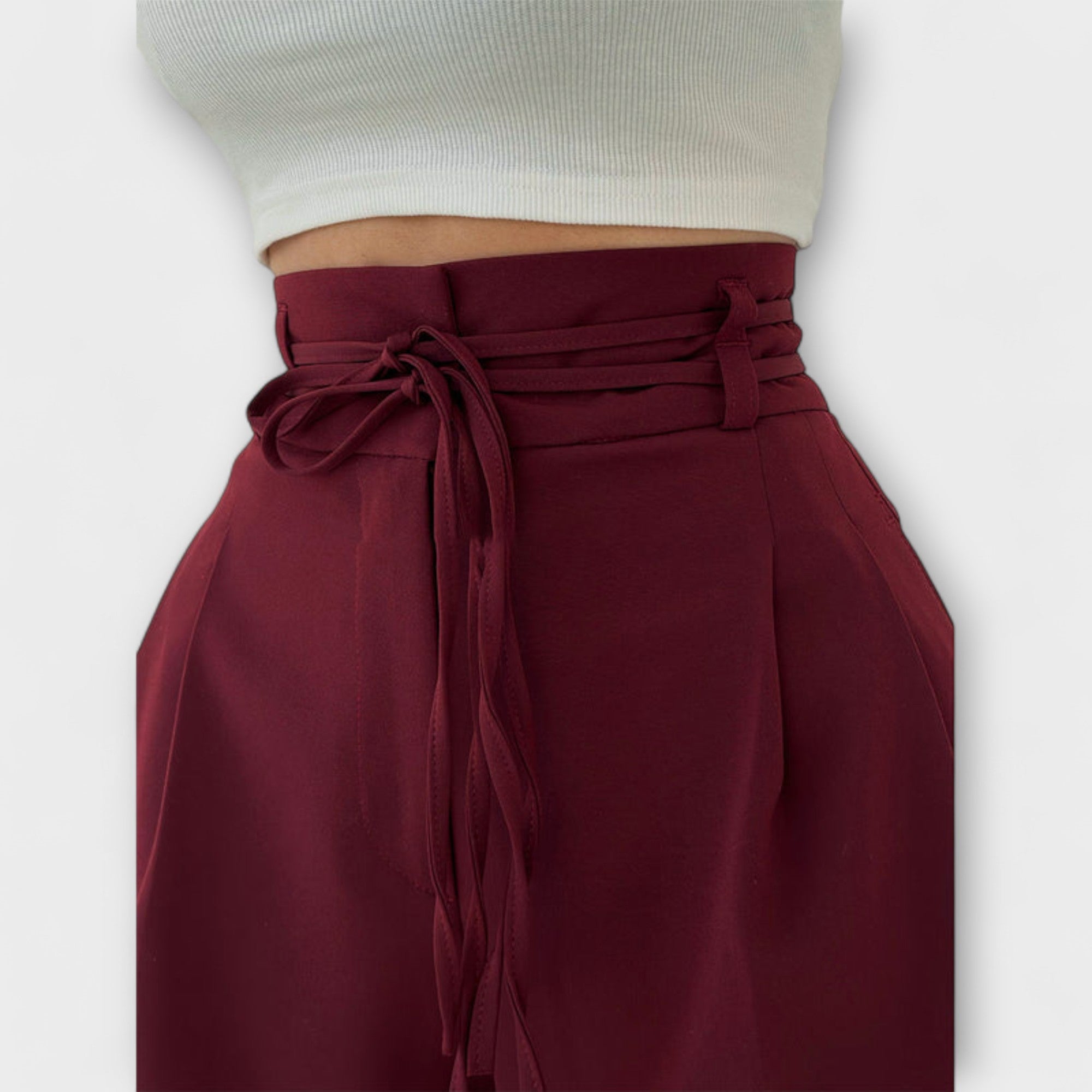 Jill - Pantaloni casual con lacci