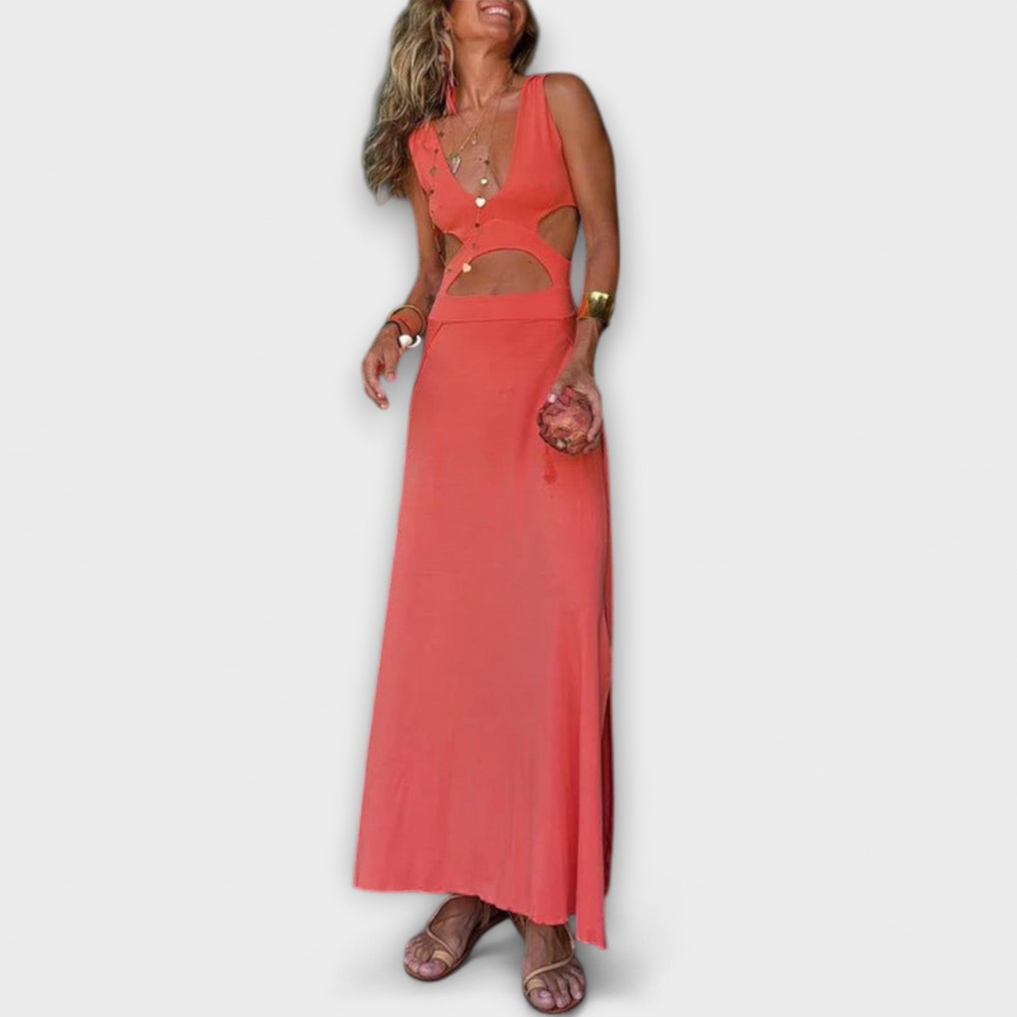 Ella - Abito Stretch con Cutout e Tie-Dye di Eleanor