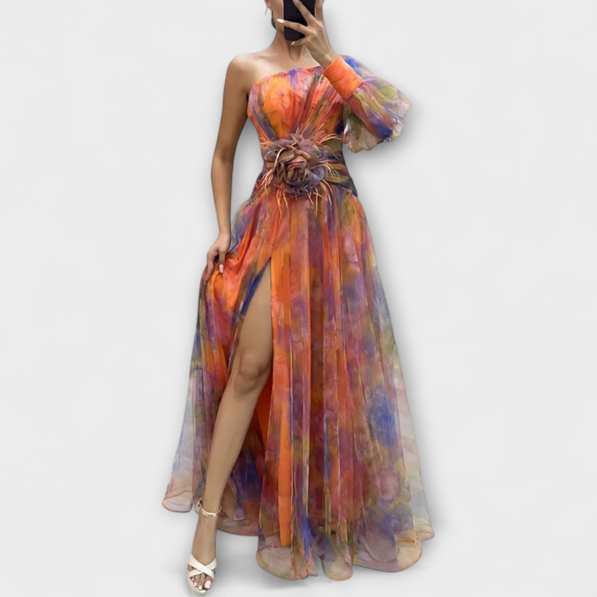 Minna – Abito Maxy Amelie Asimmetrico