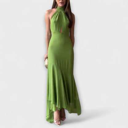 Elodie - Elegante abito lungo asimmetrico