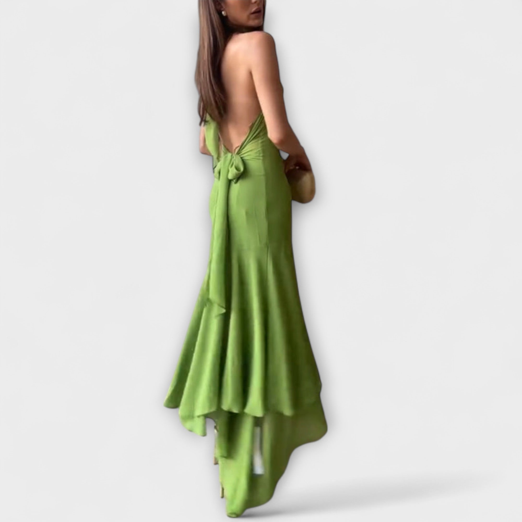 Elodie - Elegante abito lungo asimmetrico