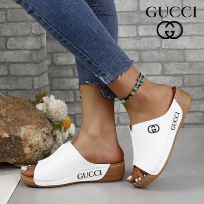 ᏀՍCCCII – Sandali di Lusso per Donna con Logo Iconico
