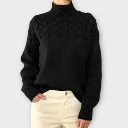 Eva - Maglione da donna con dettaglio a trecce