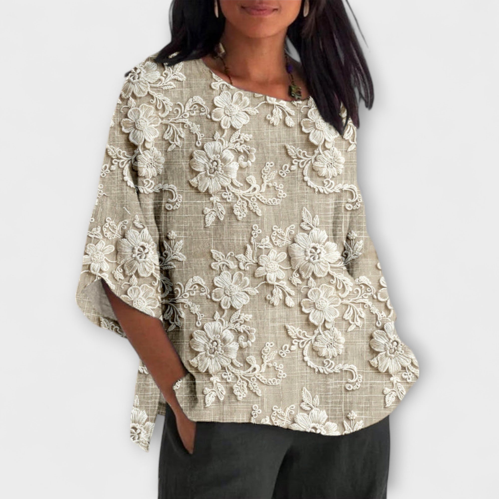 Hazel - Top con stampa vintage