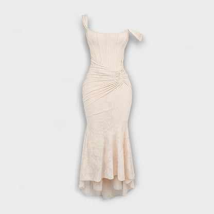 Renske - Abito lungo con corsetto elegante e raffinato