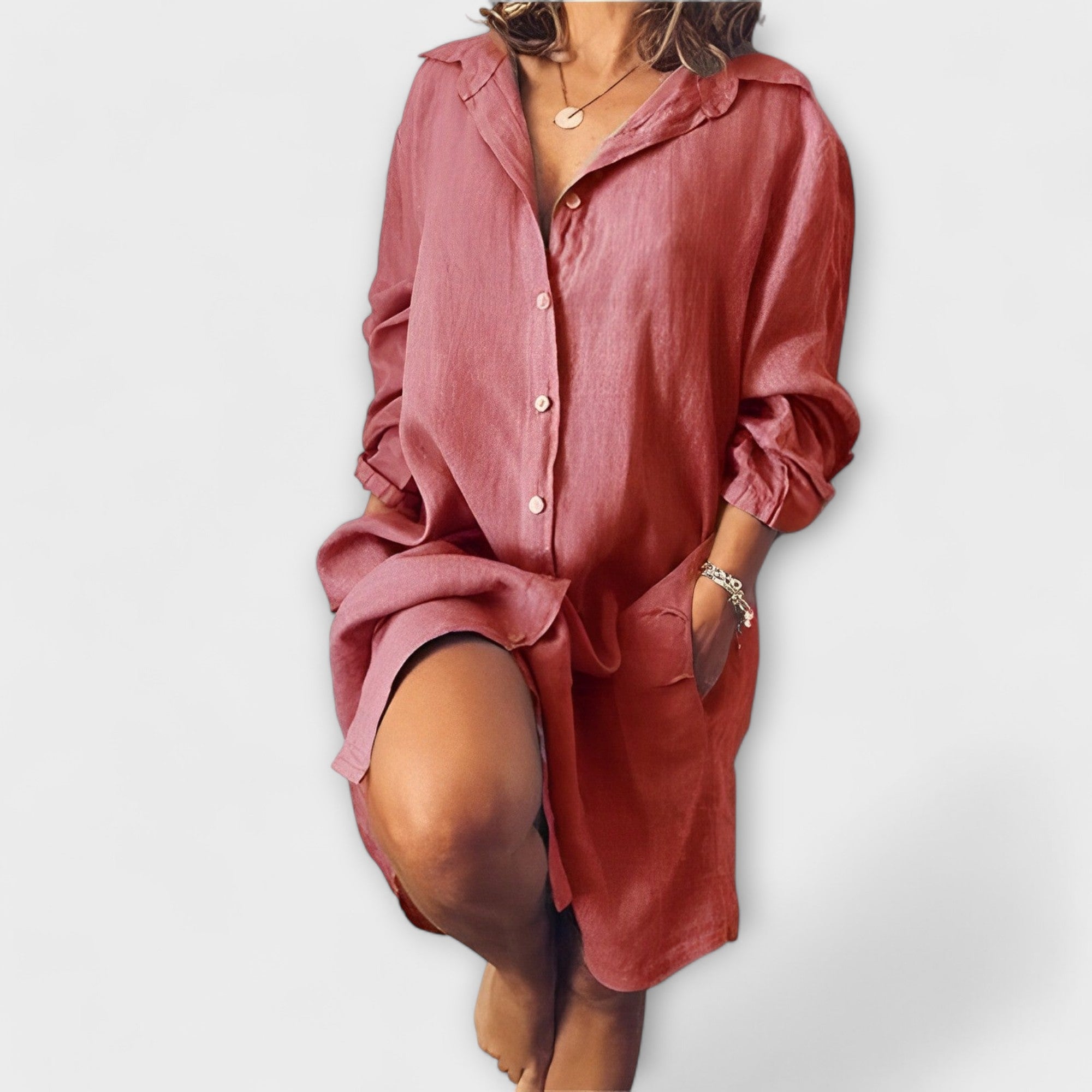 Camicia in lino casual per tutti i giorni