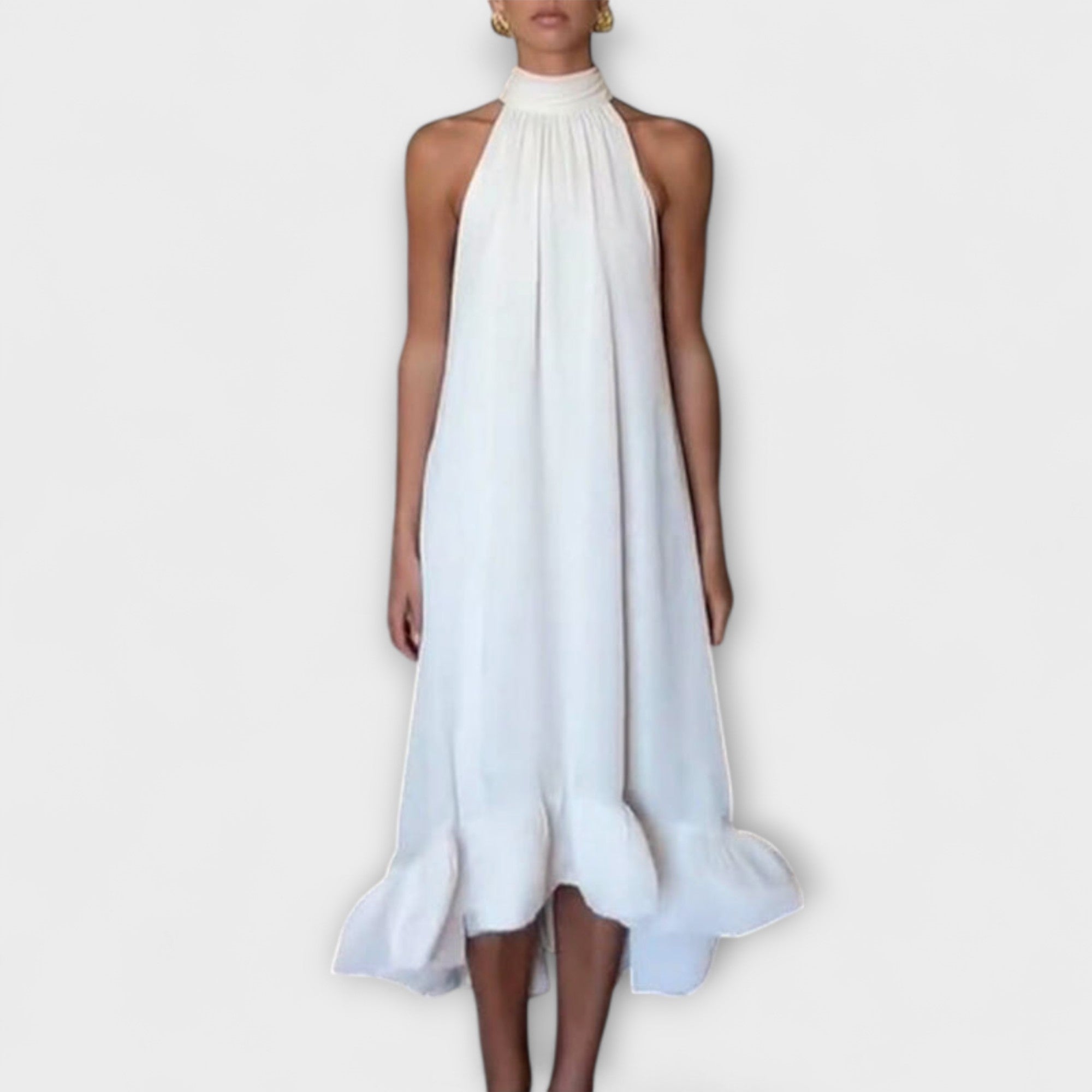 Emilia - Elegante Vestito con Balze
