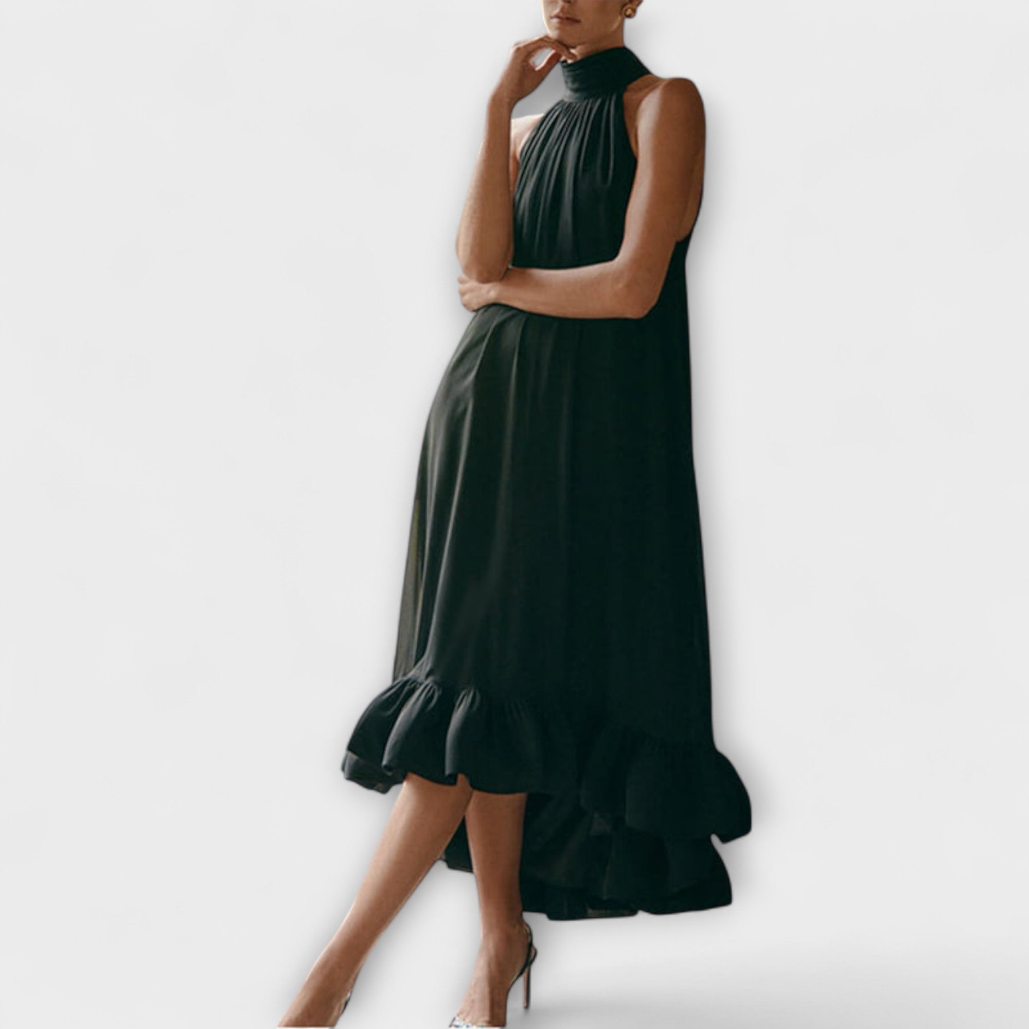 Emilia - Elegante Vestito con Balze