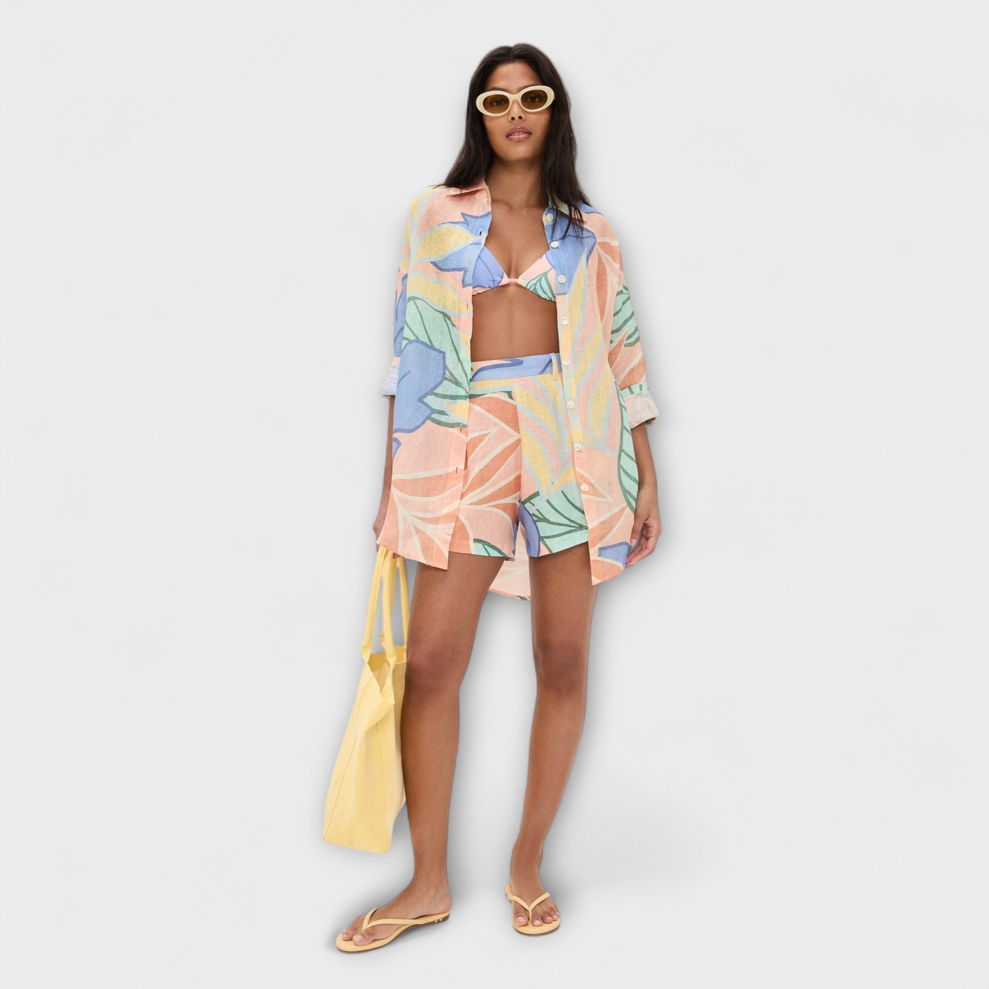 Mary - Set corto con stampa tropicale di Playa Boyfriend
