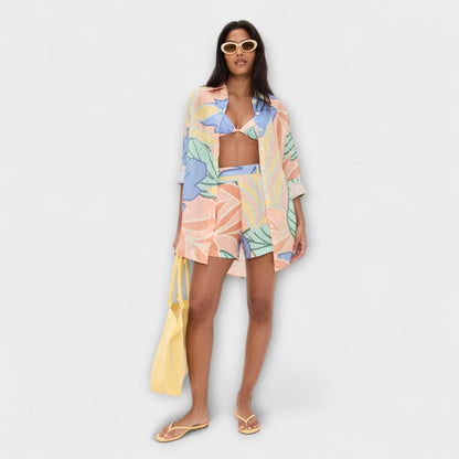 Mary - Set corto con stampa tropicale di Playa Boyfriend
