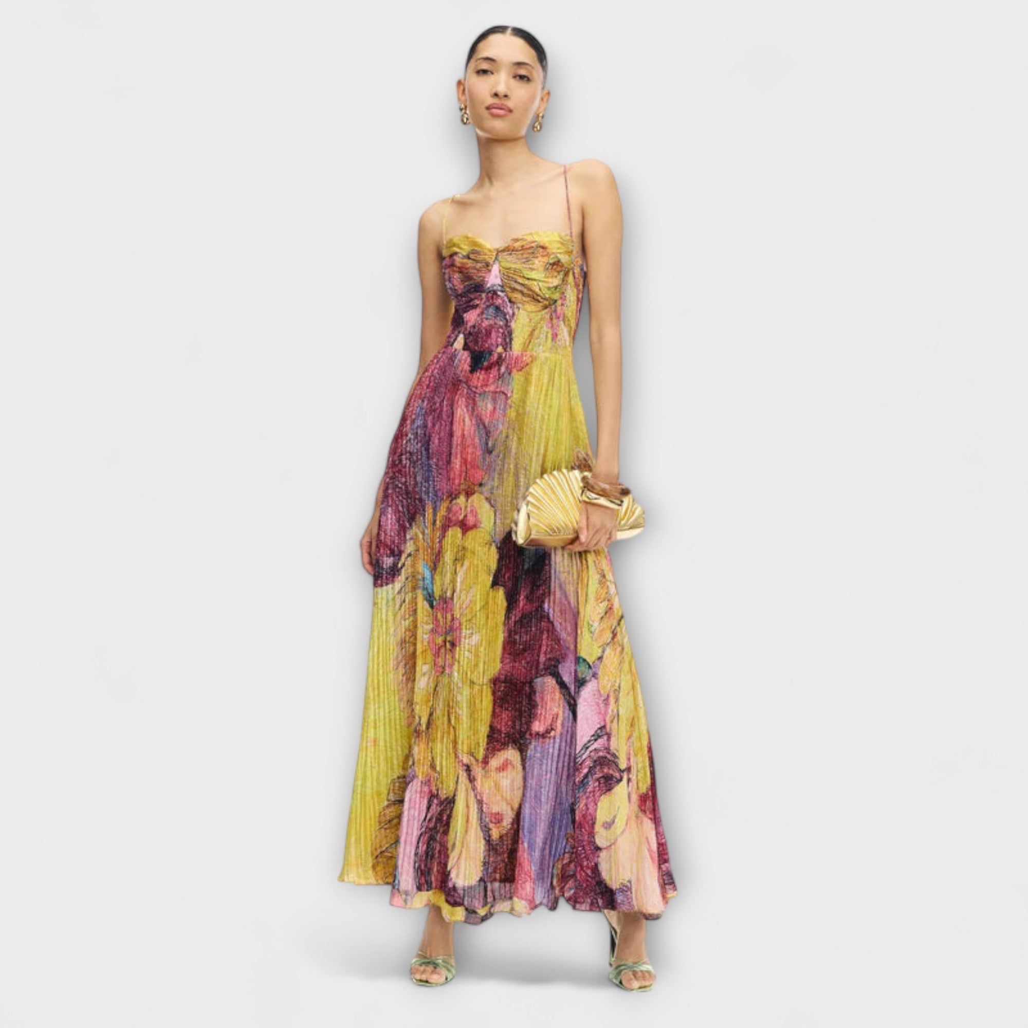Kiara - Maxibito con vivace stampa Ikat