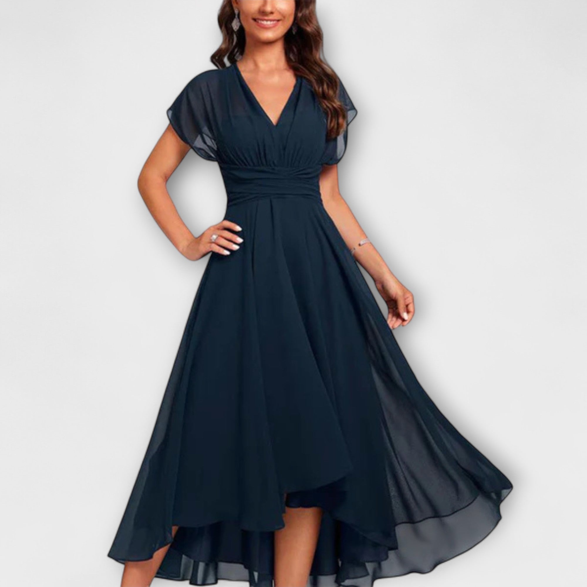 Christina - Abito A-Line con scollo a V