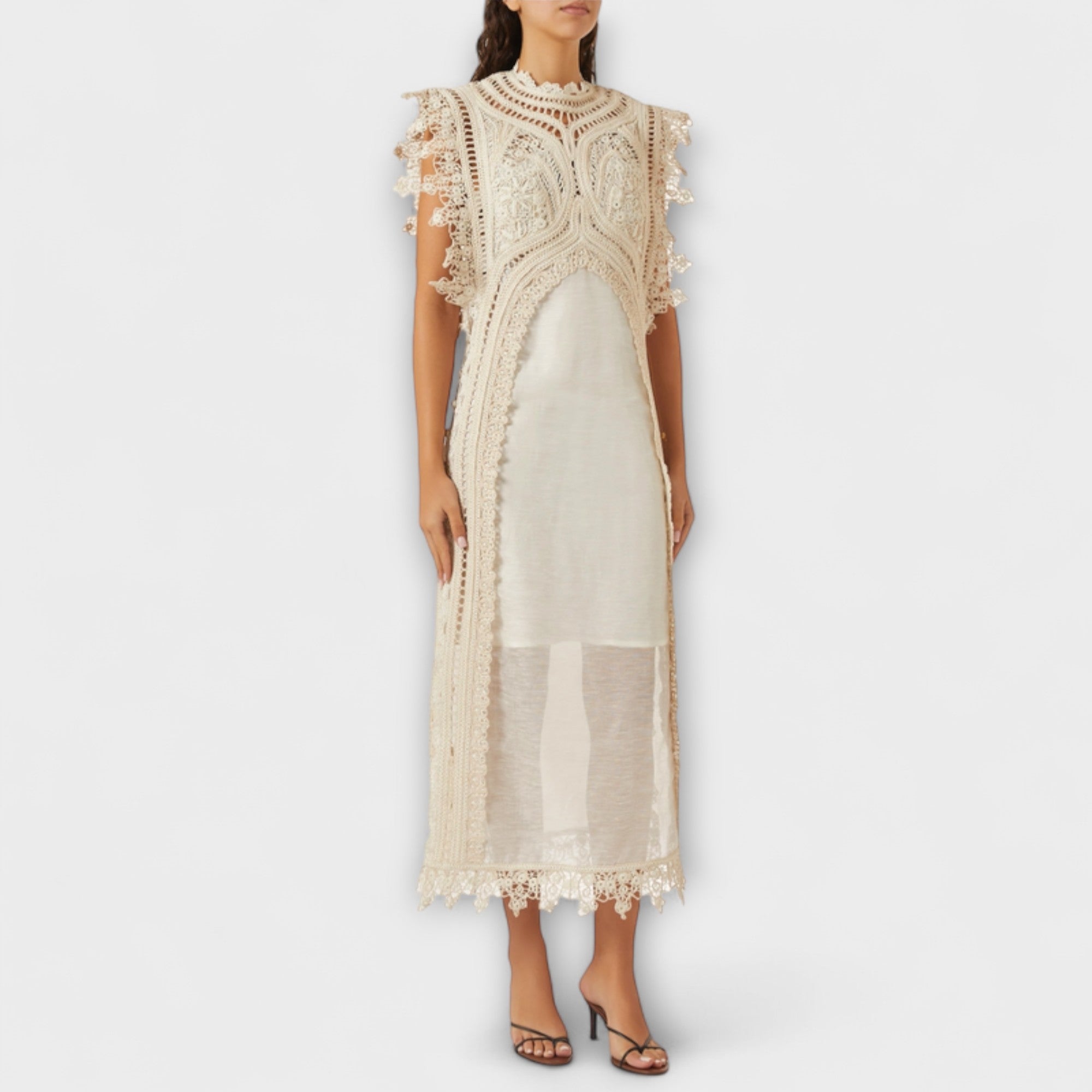 Mira - Abito Maxy in Organza Intrecciata