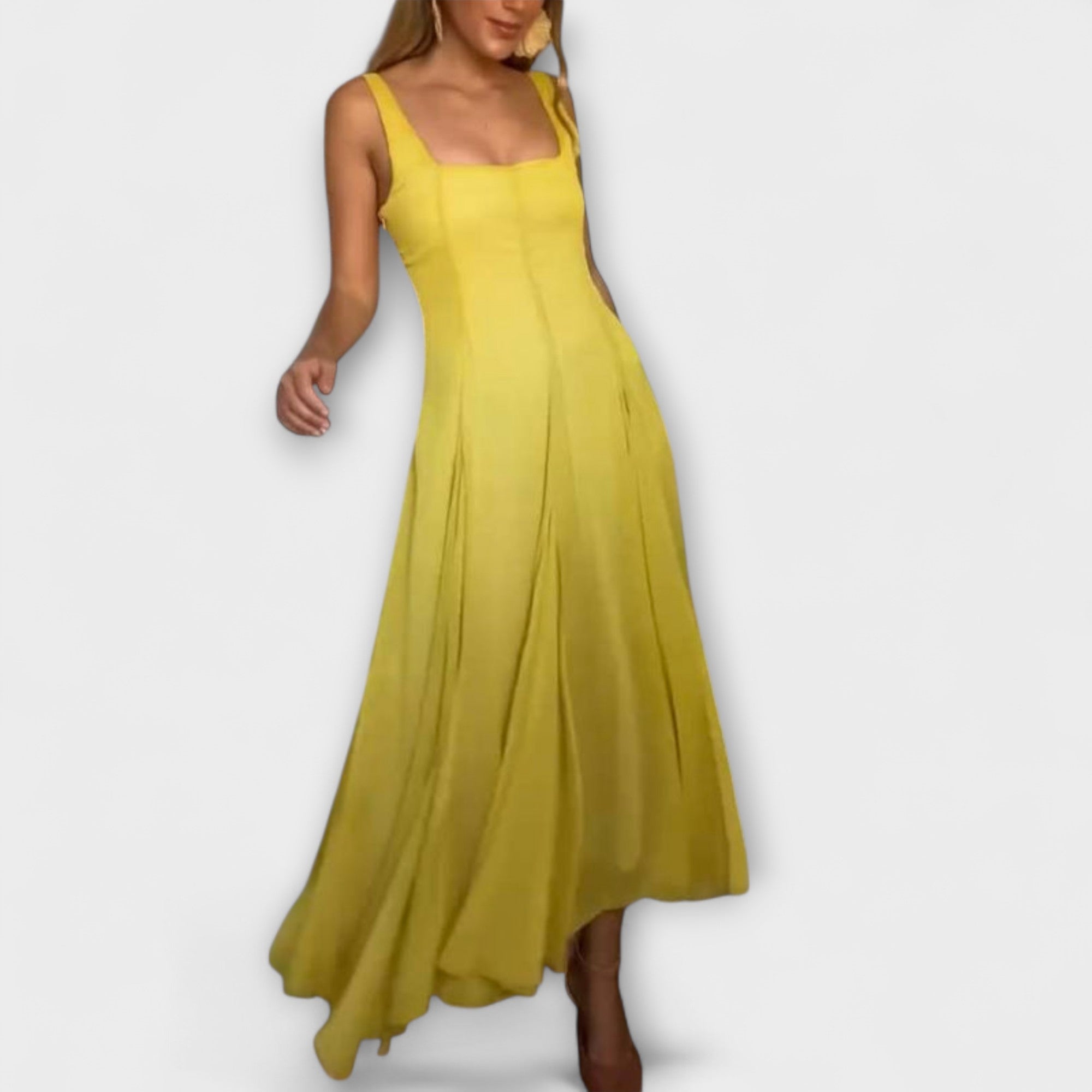 Lilith - Vestito con scollatura quadrata