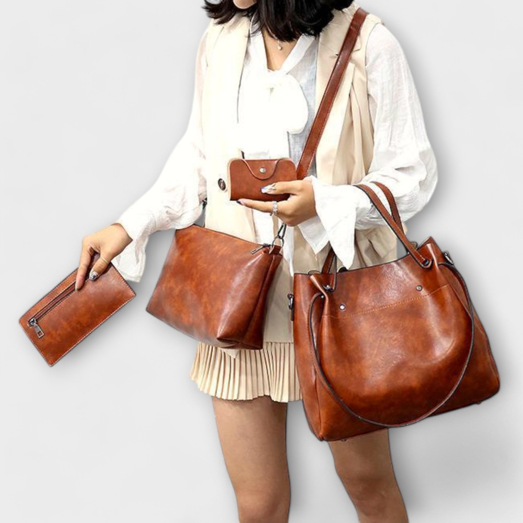 Aurellia. - Set di borse vintage a 4 pezzi