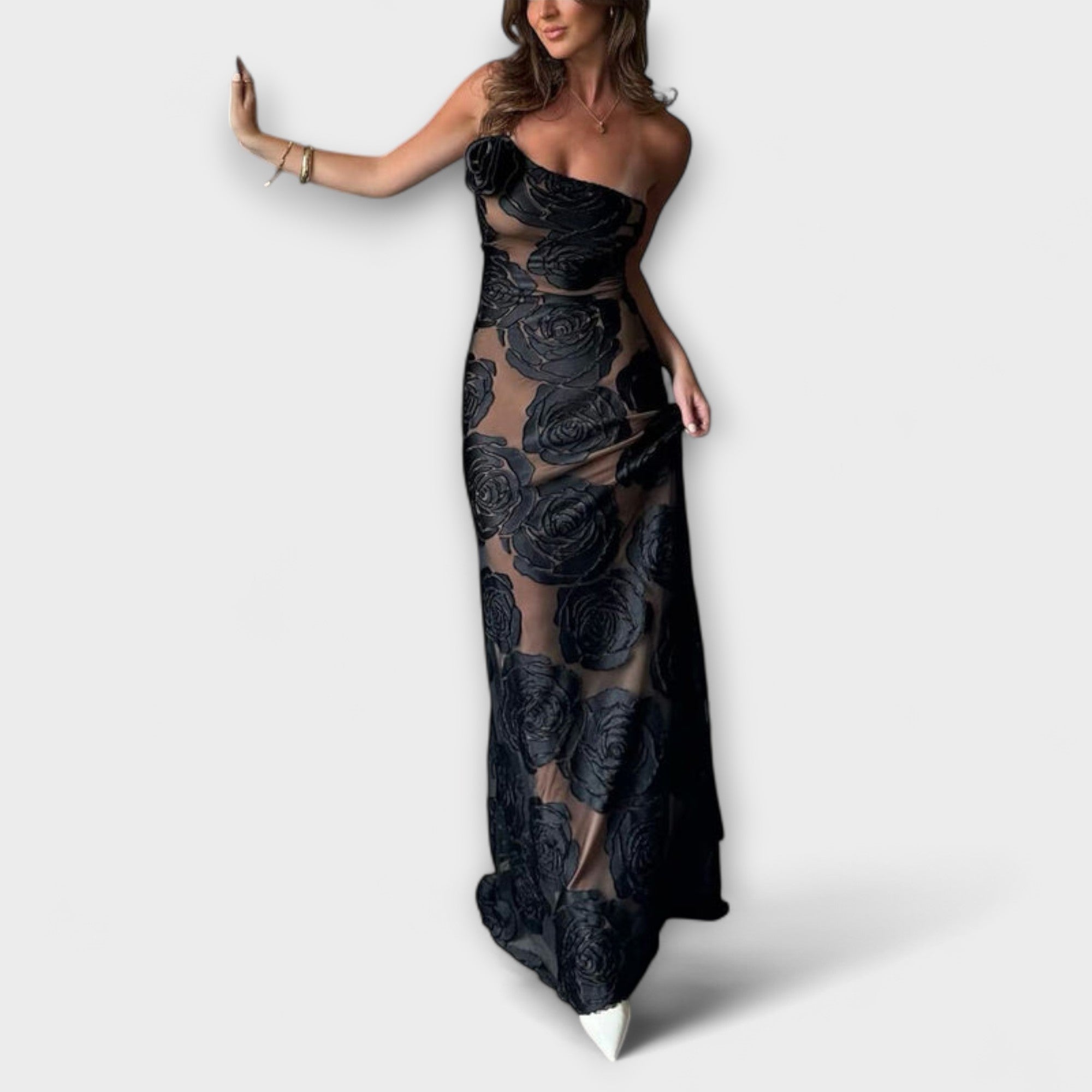 Sara - Abito Maxy Floreale