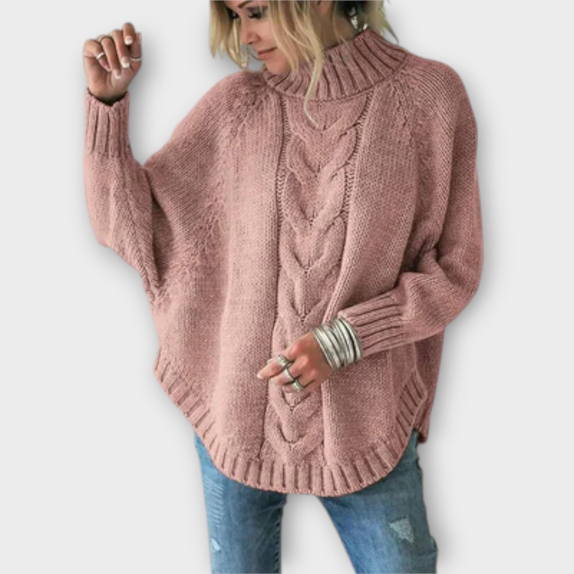 Elysian - Maglione con motivo a trecce
