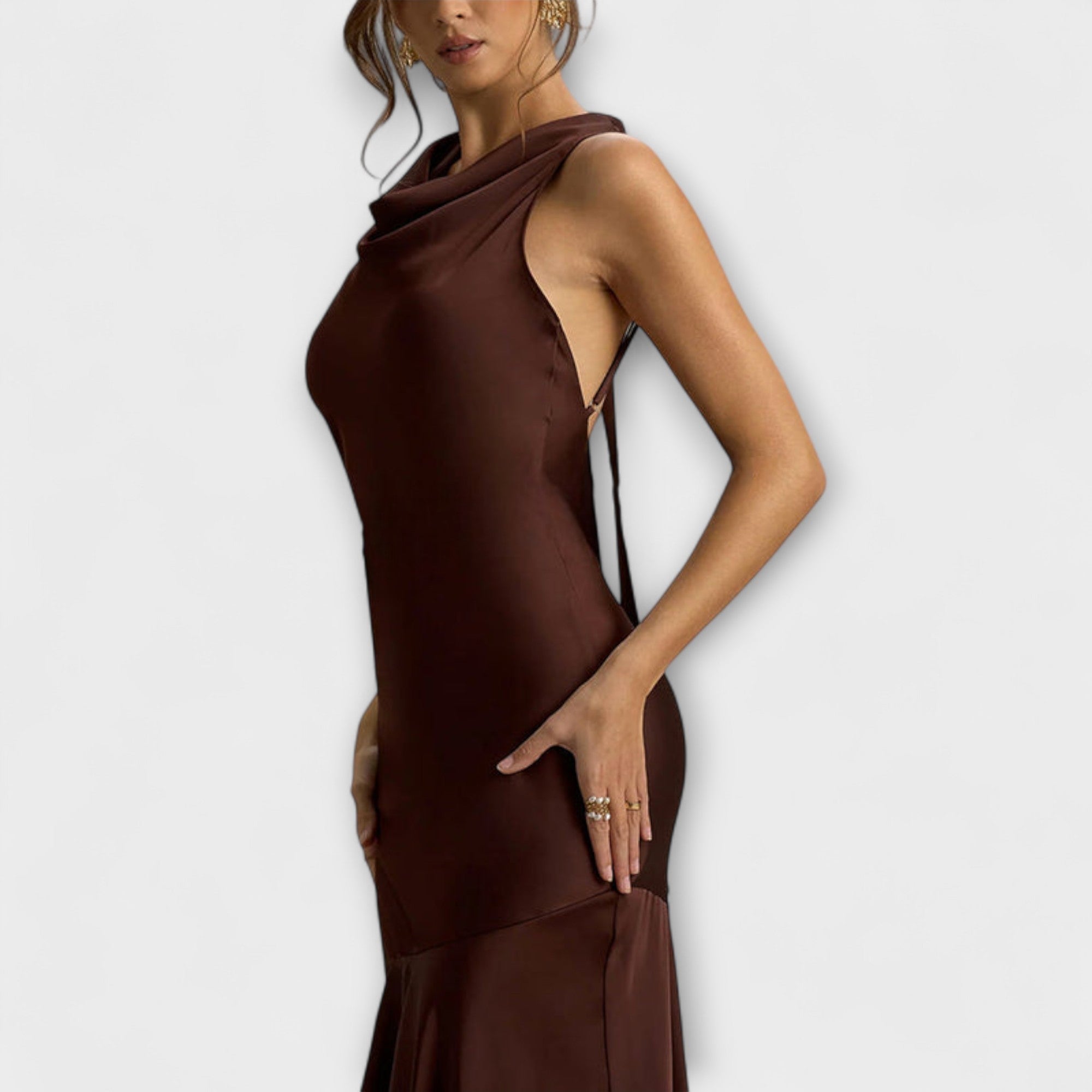 Lennon - Elegante Maxikleid in Satin
