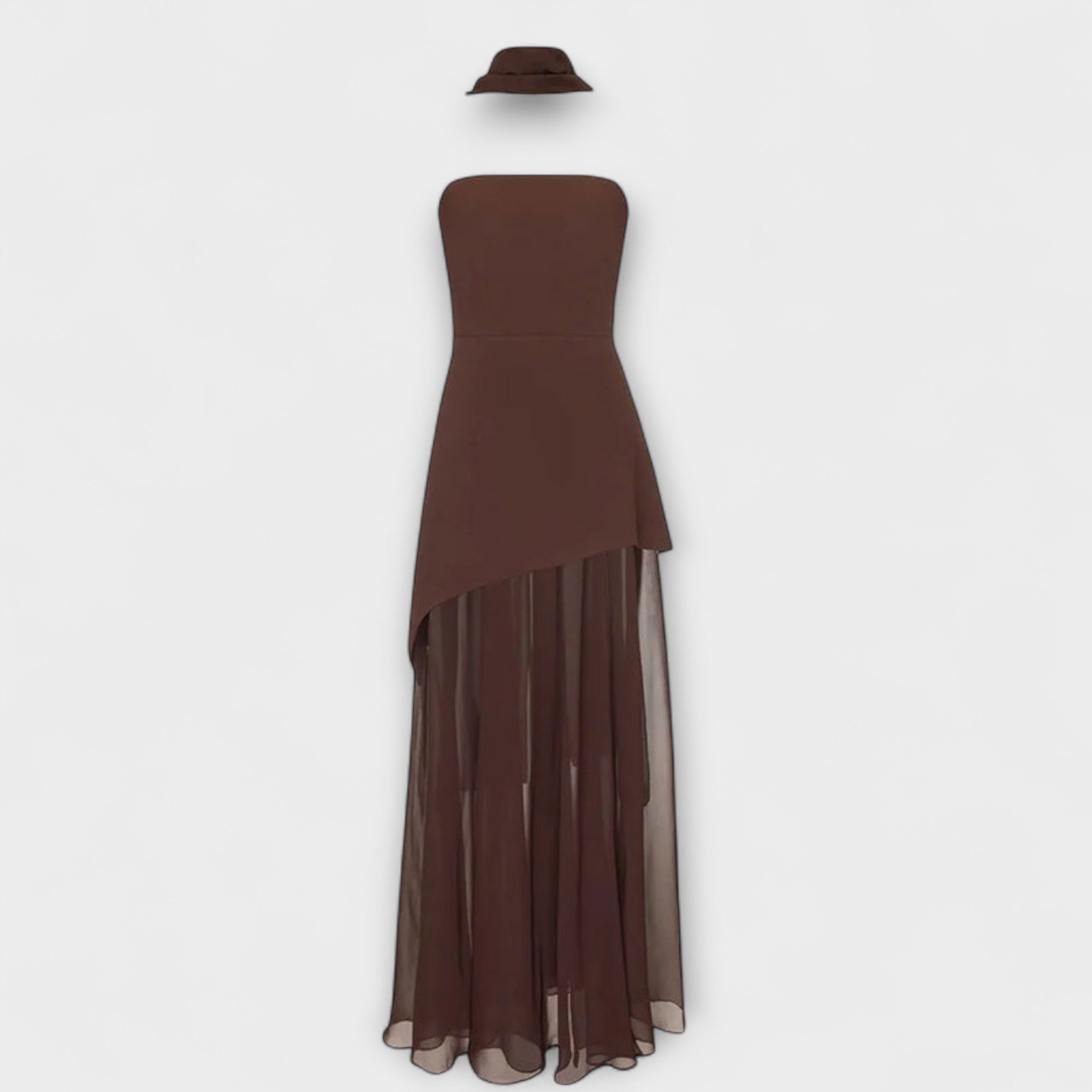 Goldie - Maxidress in chiffon