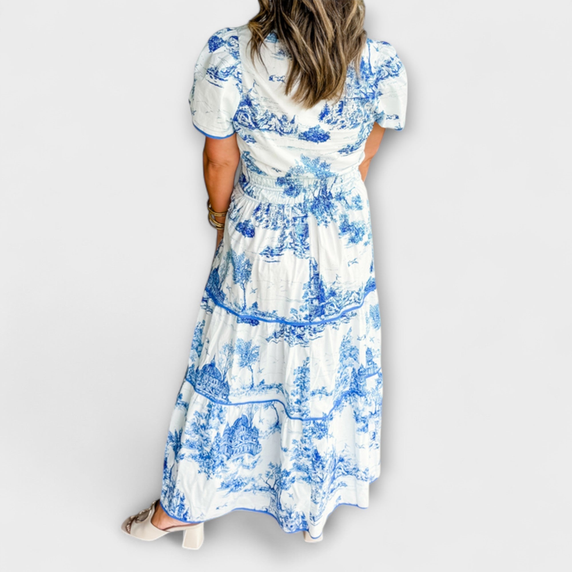 Eliza - Abito Maxi in Toile Senza Tempo