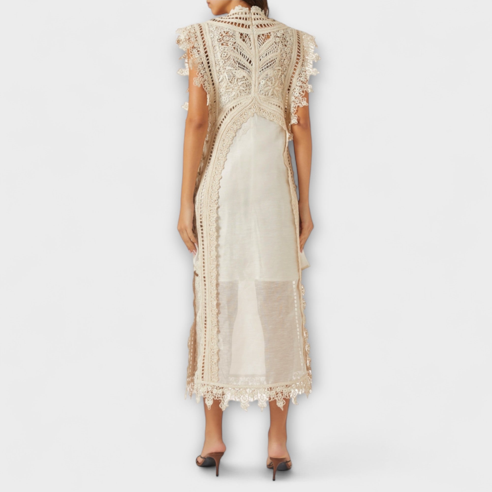 Mira - Abito Maxy in Organza Intrecciata