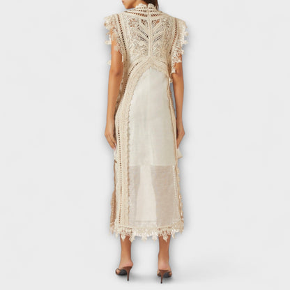 Mira - Abito Maxy in Organza Intrecciata