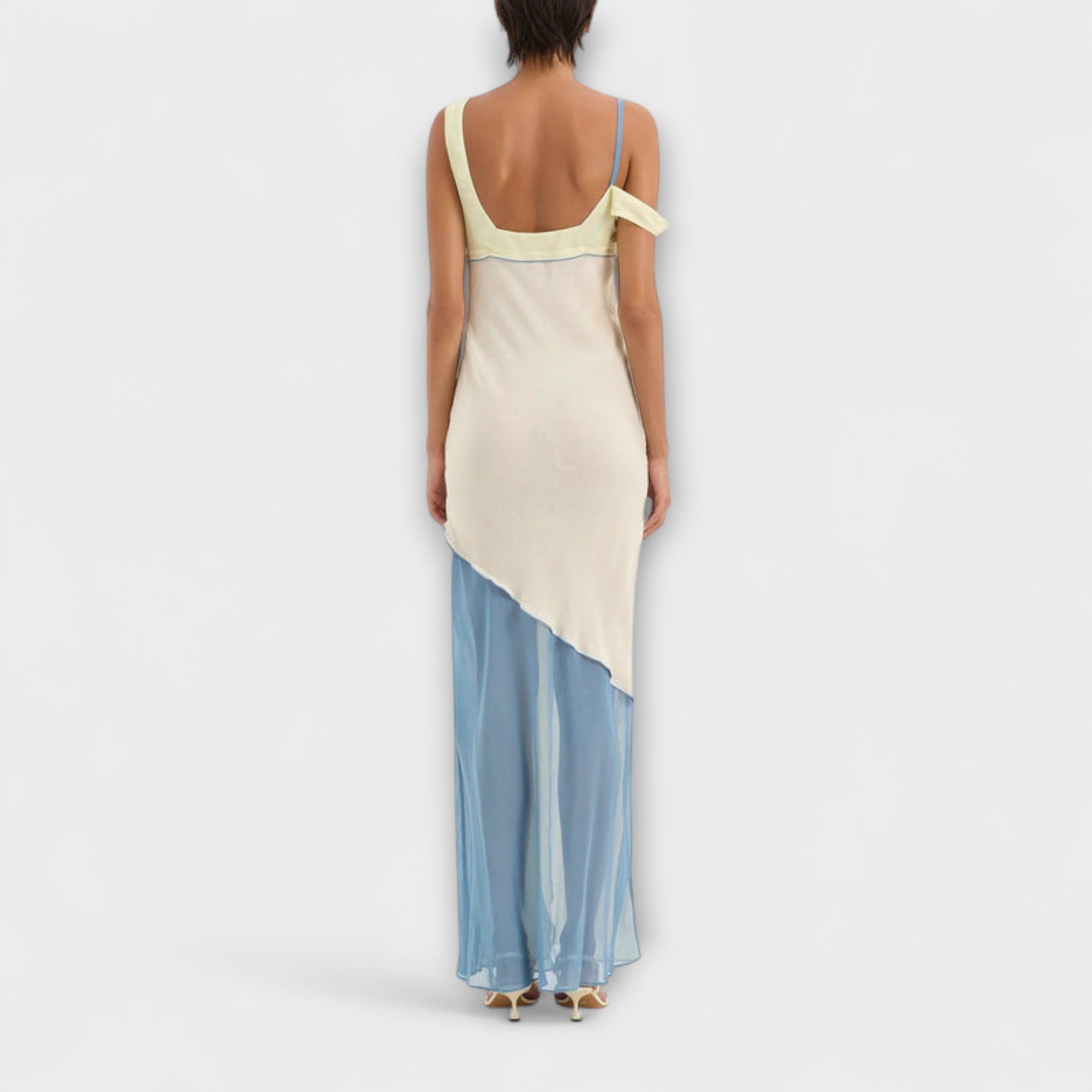 Alora - Vestito Midi Thames con Dettagli Splice