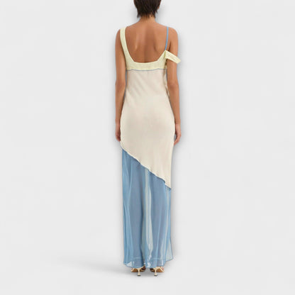 Alora - Vestito Midi Thames con Dettagli Splice