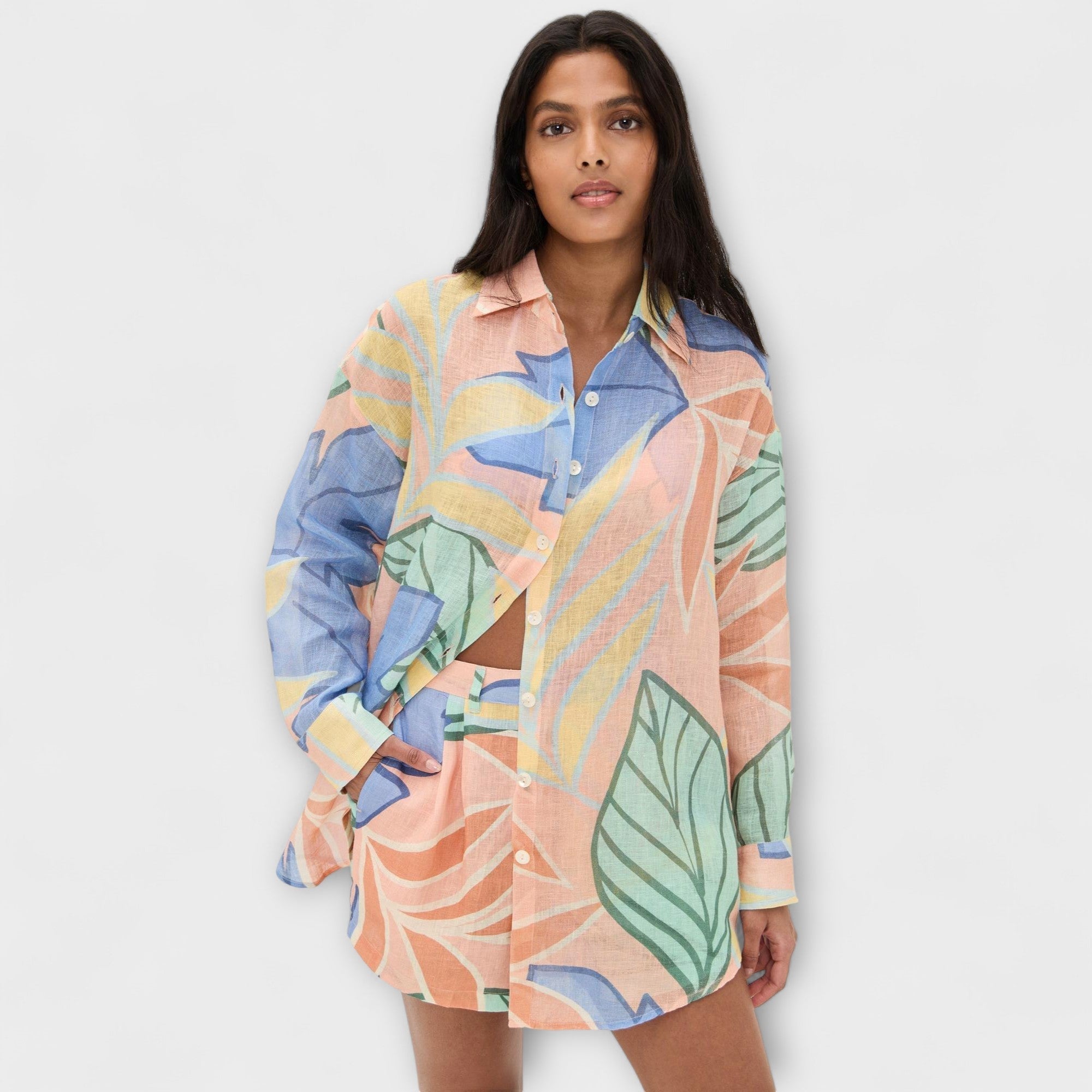 Mary - Set corto con stampa tropicale di Playa Boyfriend