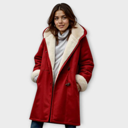 Antonia - Cappotto Foderato in Pelliccia Morbida