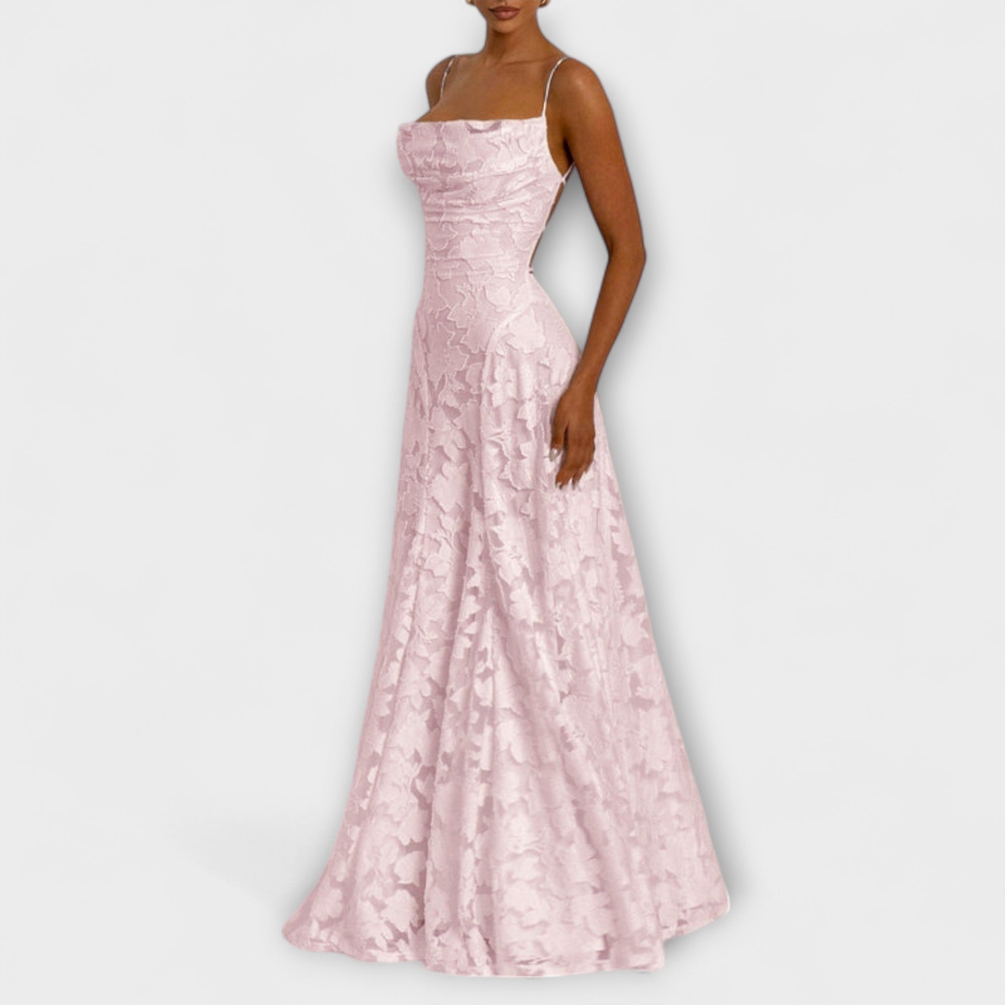 Emberly - Elegante Maxidress in Jacquard