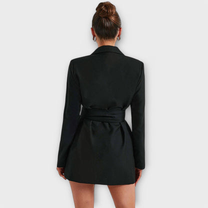 Abito blazer con scollatura a V