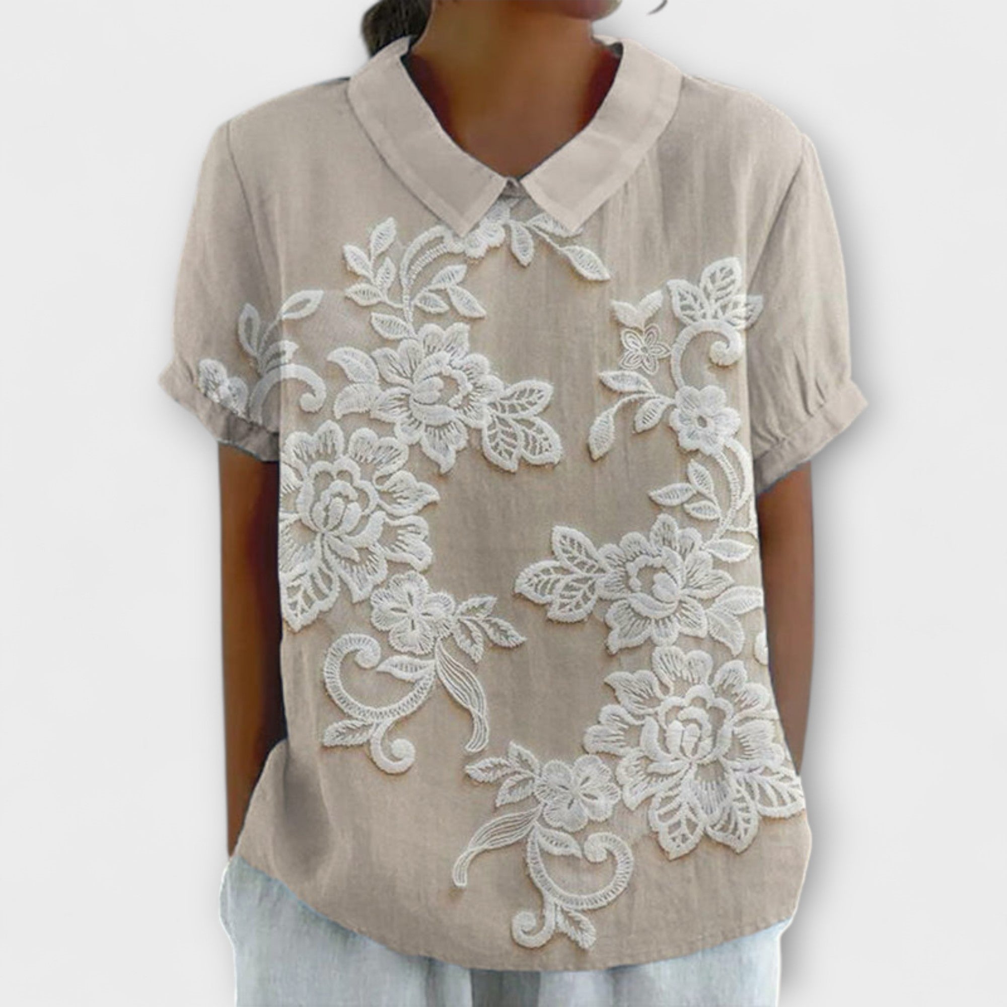 Emma - Camicia con Stampa Vintage